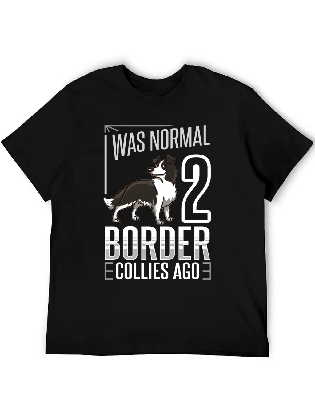 Border Collie Dog Gift Puppies Owner Lover Unisex Casual T-Shirt – Clean Design For Daily Comfort