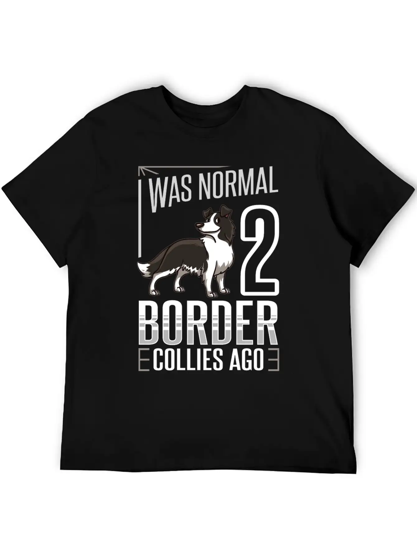 Border Collie Dog Gift Puppies Owner Lover Unisex Casual T-Shirt – Clean Design For Daily Comfort