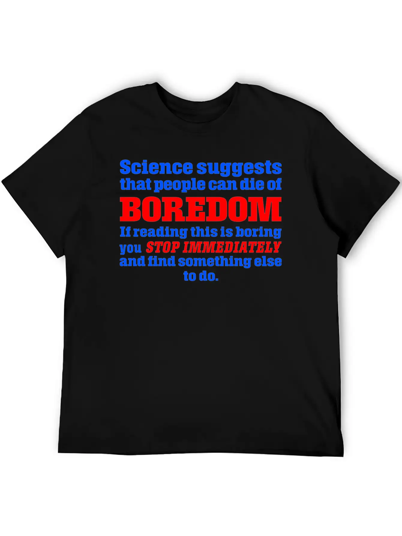 Boredom Unisex Casual T-Shirt – Clean Design For Daily Comfort