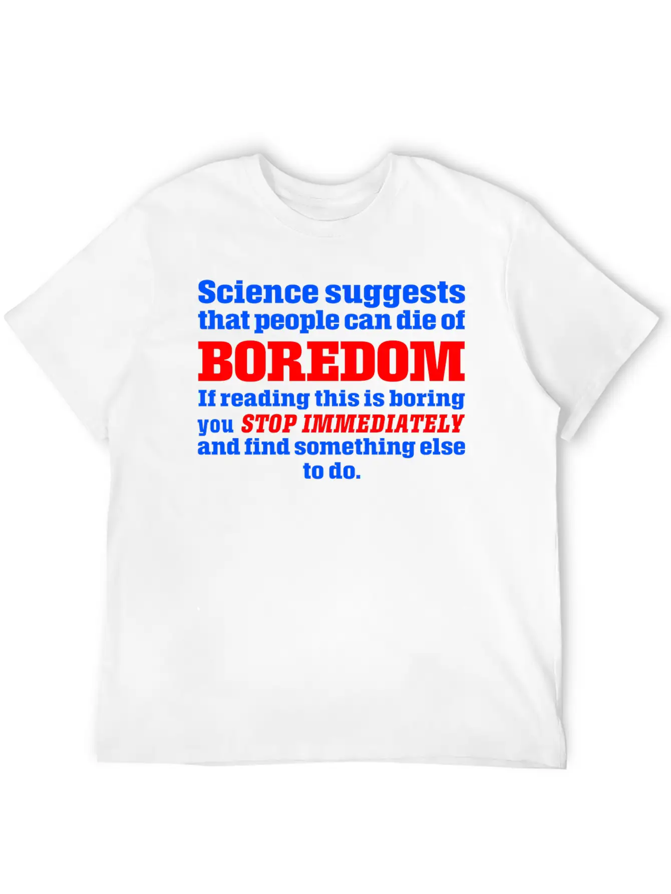 Boredom Unisex Casual T-Shirt – Clean Design For Daily Comfort