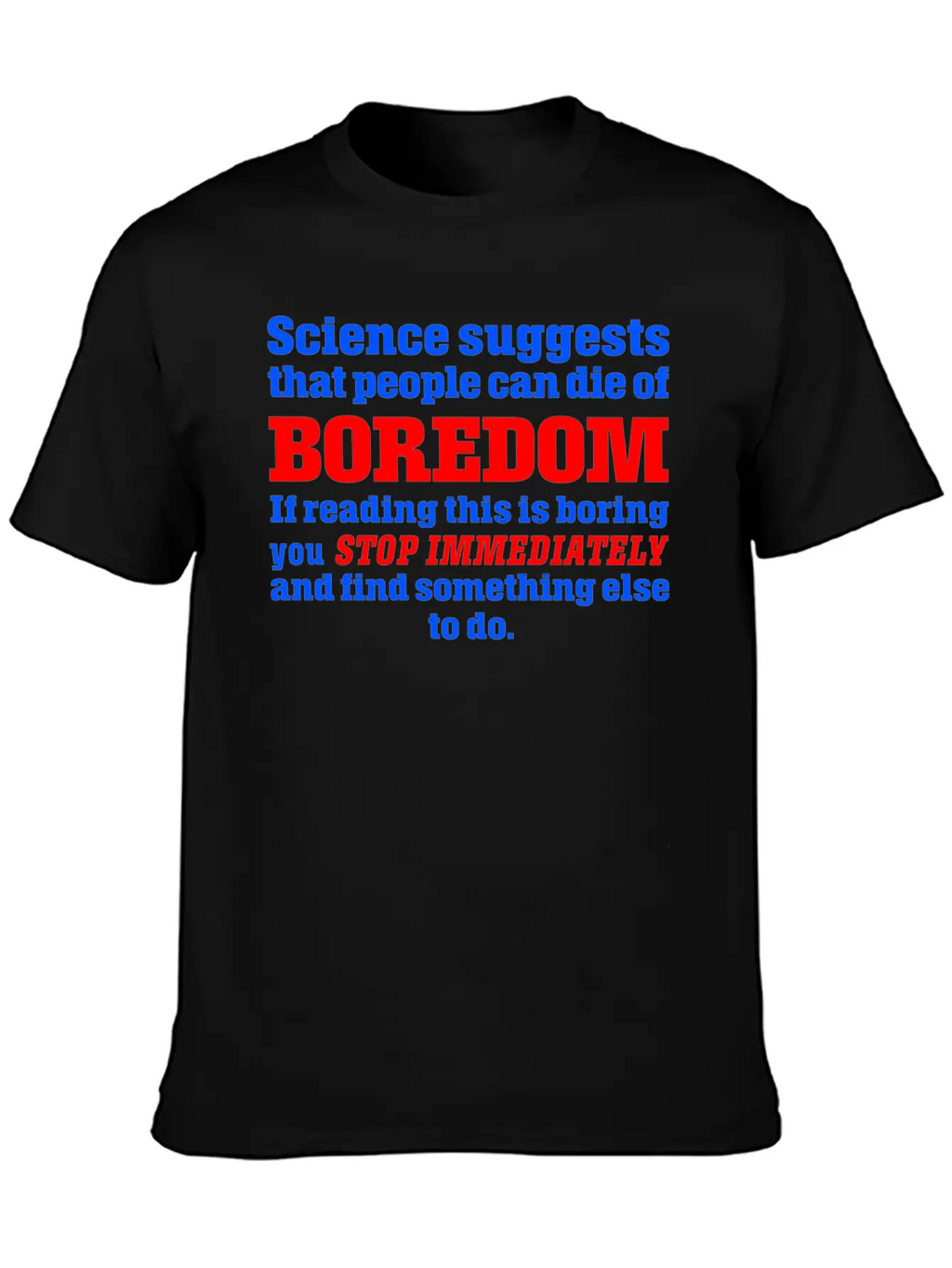 Boredom Unisex Casual T-Shirt – Clean Design For Daily Comfort
