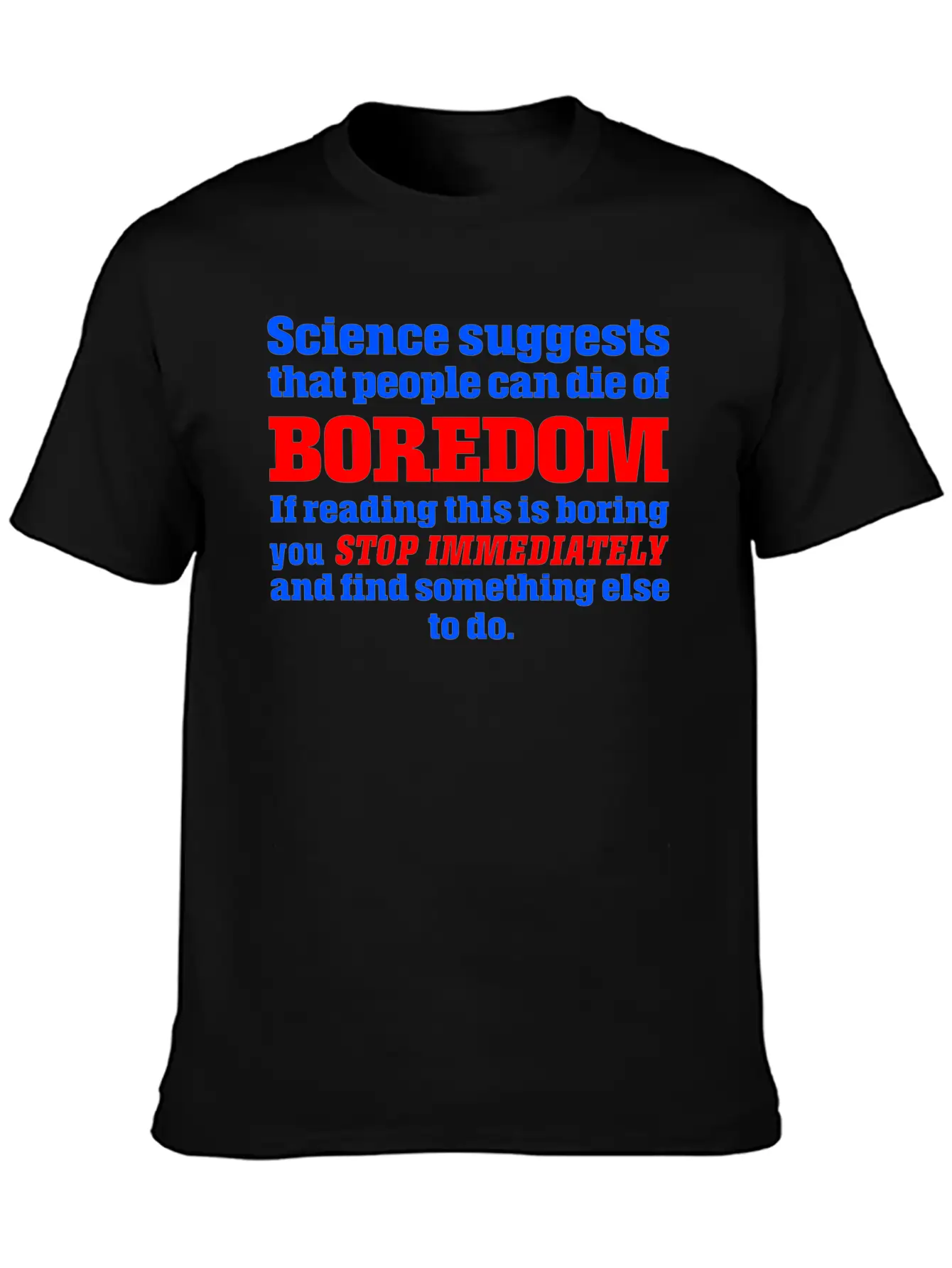 Boredom Unisex Casual T-Shirt – Clean Design For Daily Comfort