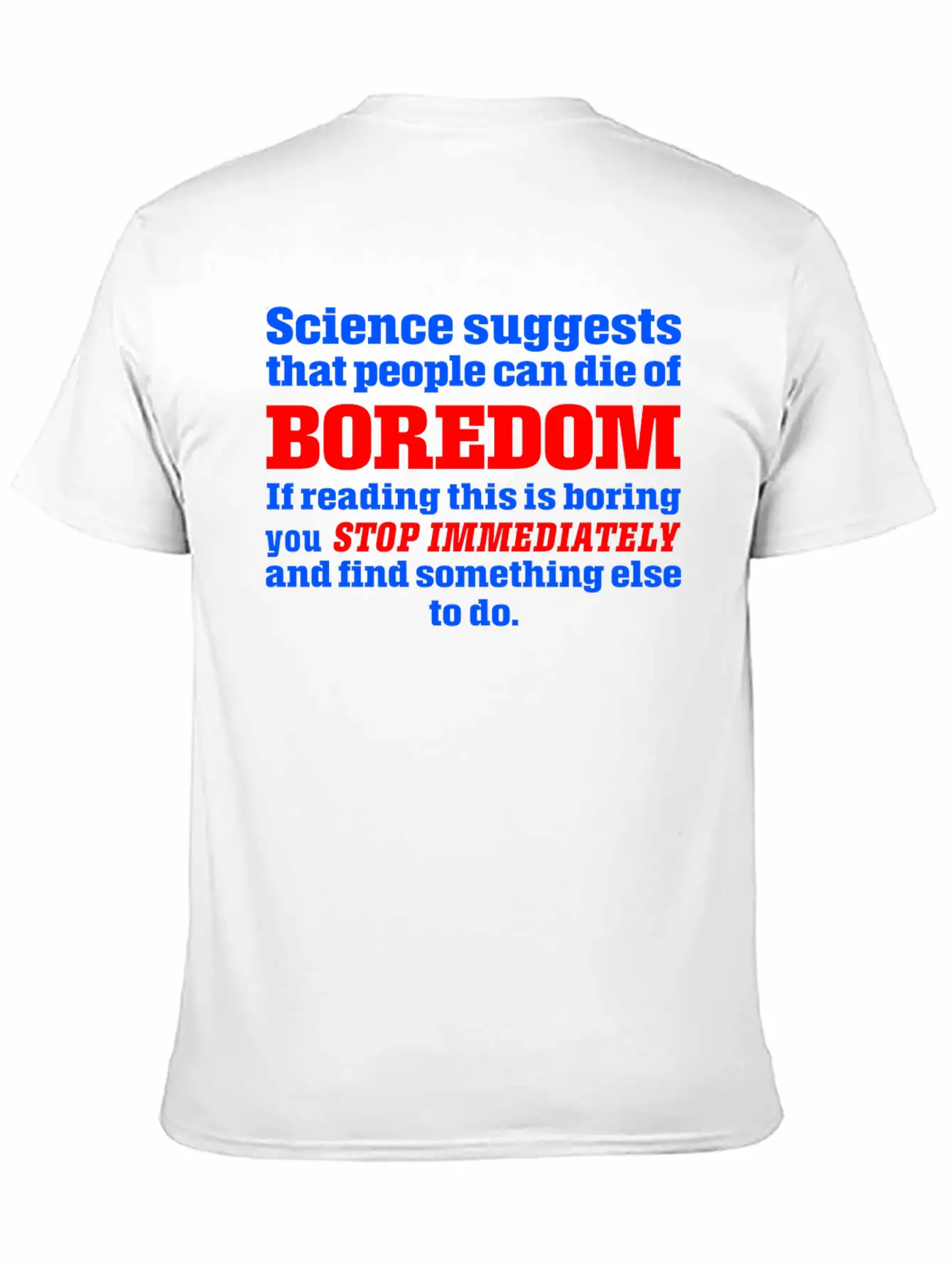 Boredom Unisex Casual T-Shirt – Clean Design For Daily Comfort
