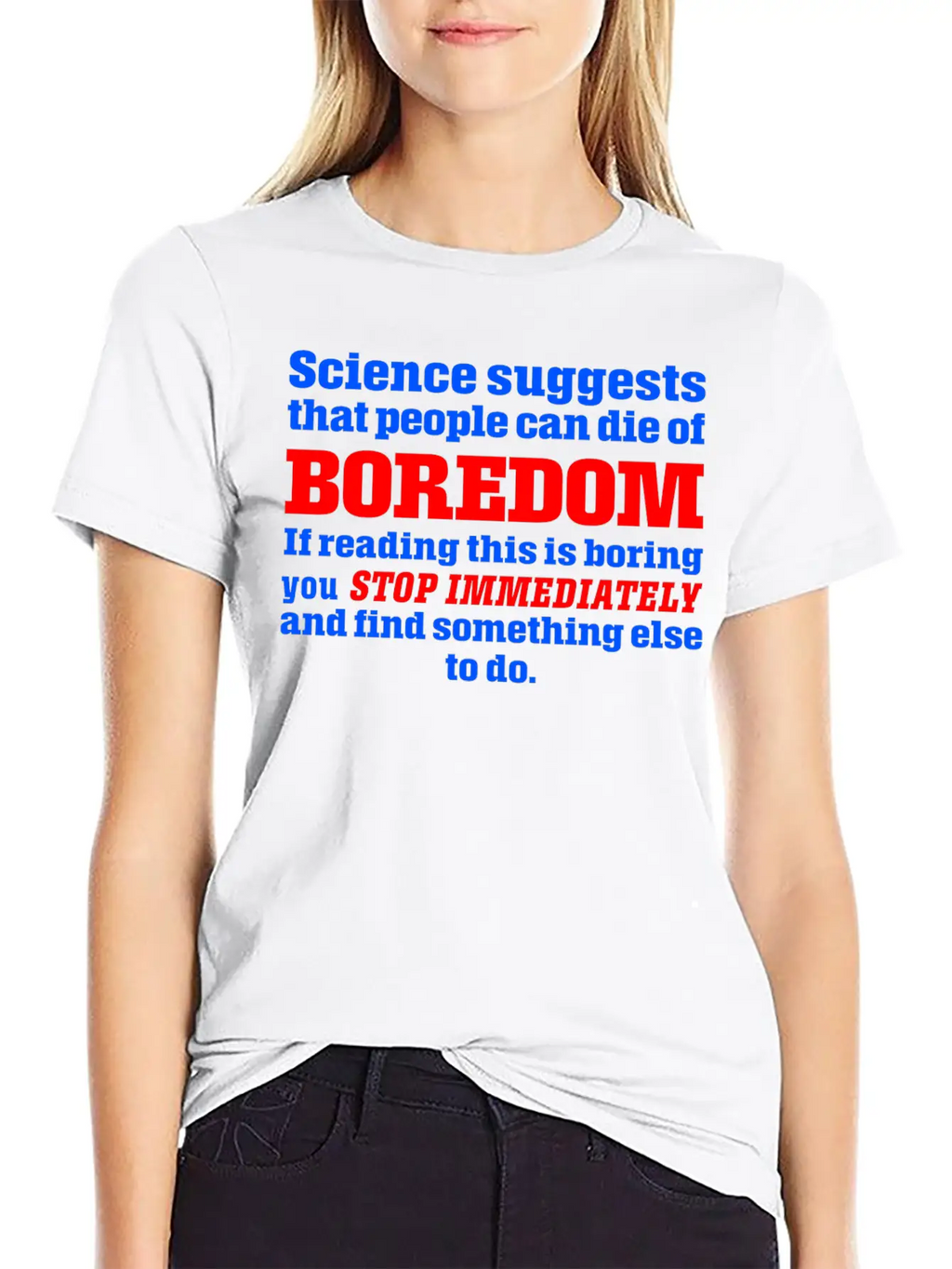 Boredom Unisex Casual T-Shirt – Clean Design For Daily Comfort