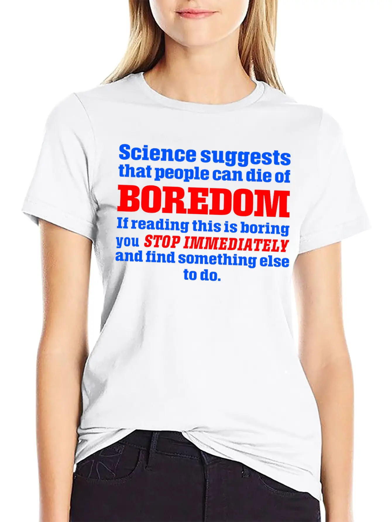 Boredom Unisex Casual T-Shirt – Clean Design For Daily Comfort