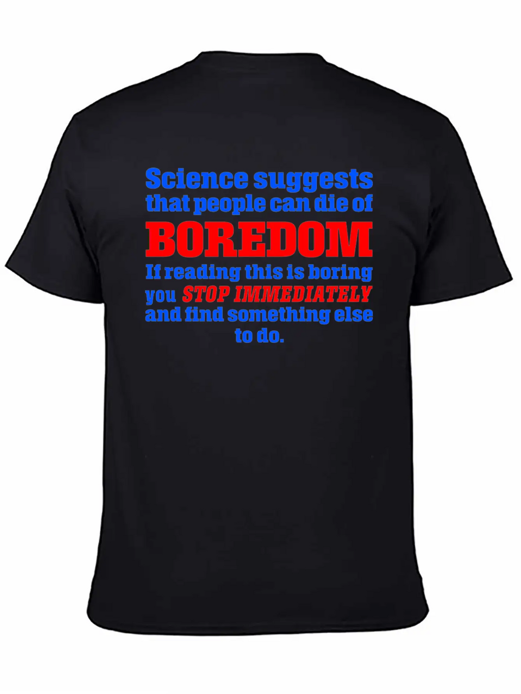 Boredom Unisex Casual T-Shirt – Clean Design For Daily Comfort