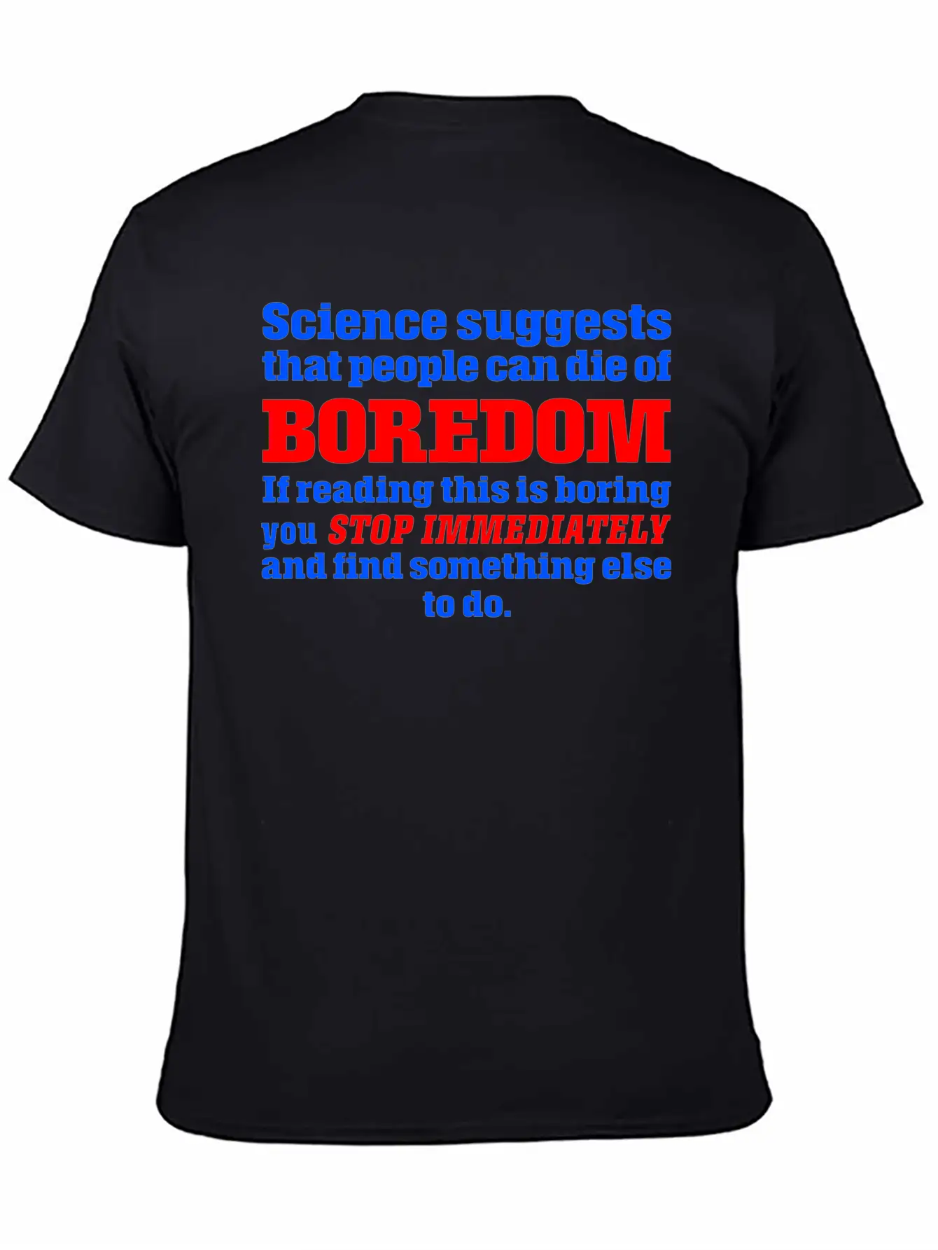 Boredom Unisex Casual T-Shirt – Clean Design For Daily Comfort