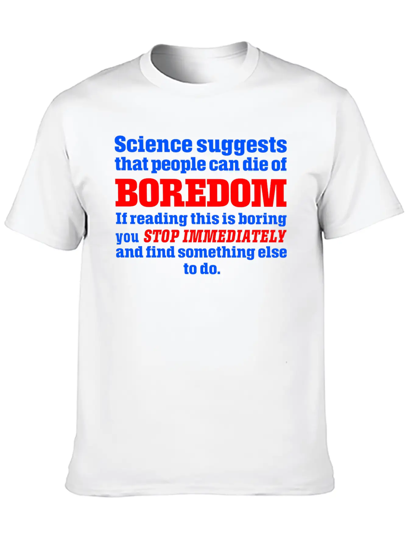 Boredom Unisex Casual T-Shirt – Clean Design For Daily Comfort