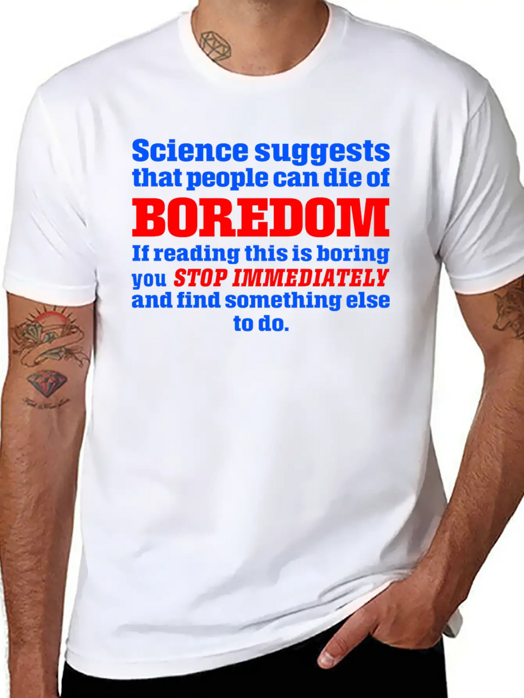 Boredom Unisex Casual T-Shirt – Clean Design For Daily Comfort
