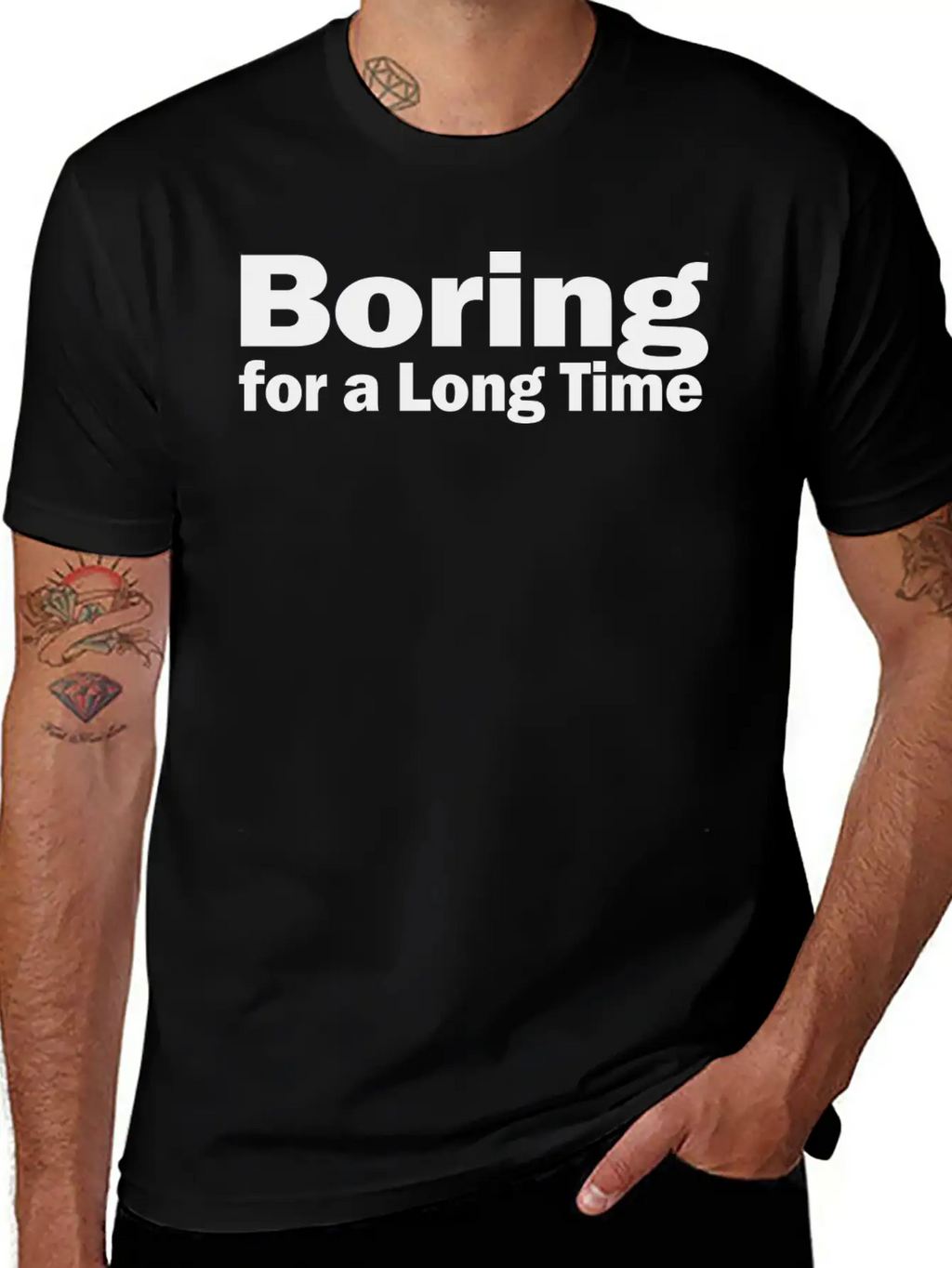Boring For A Long Time 1A Unisex Short Sleeve Soft Cotton T-Shirt – Casual Everyday Wear