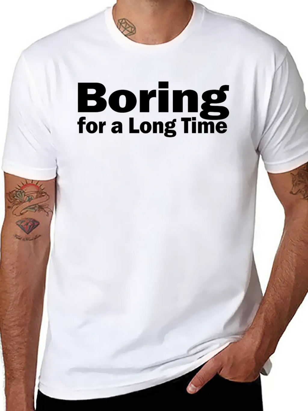 Boring For A Long Time 1A Unisex Short Sleeve Soft Cotton T-Shirt – Casual Everyday Wear