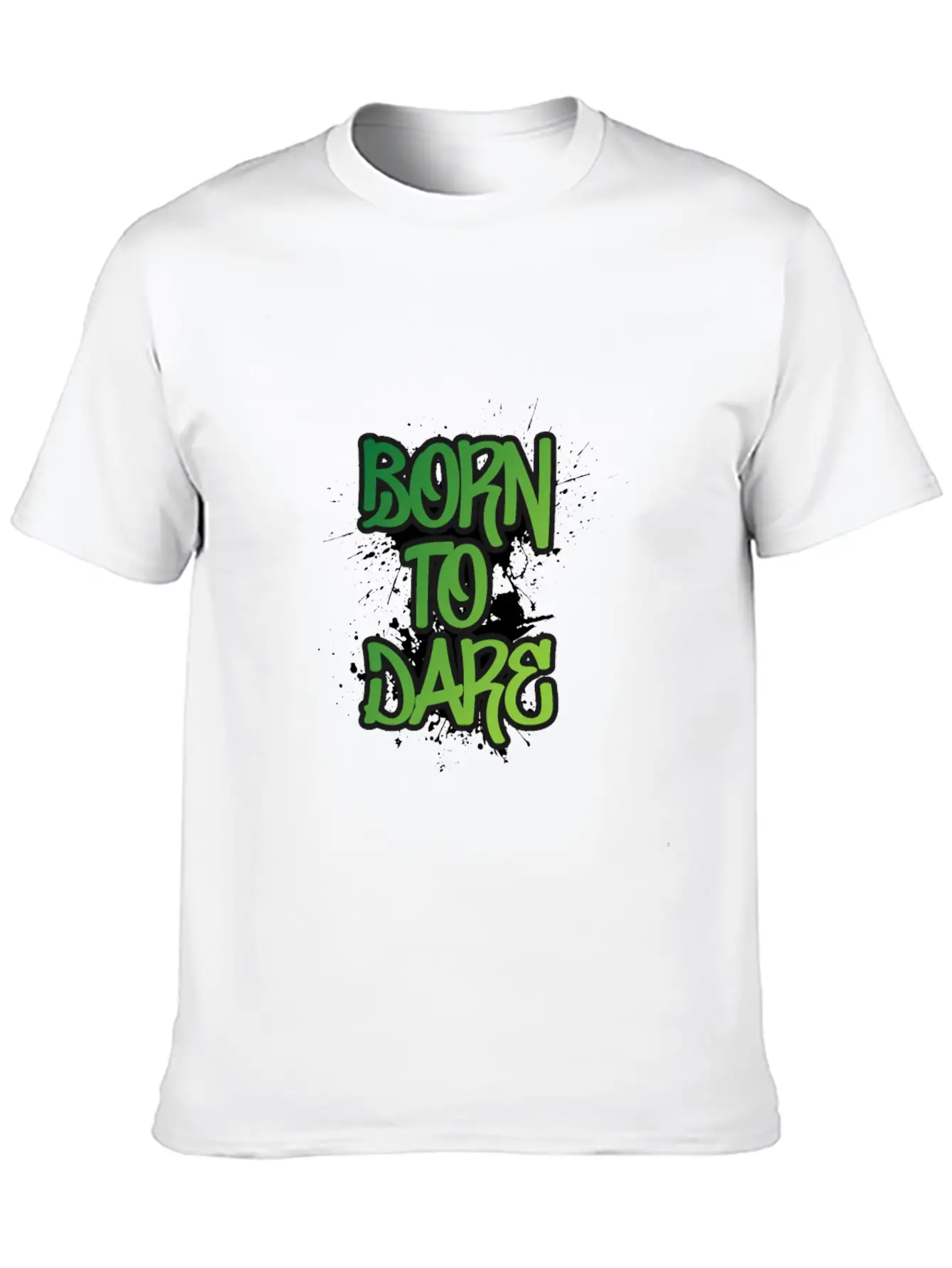 Born To Dare Stylish Everyday T-Shirt – Unisex Basic Cotton Tee