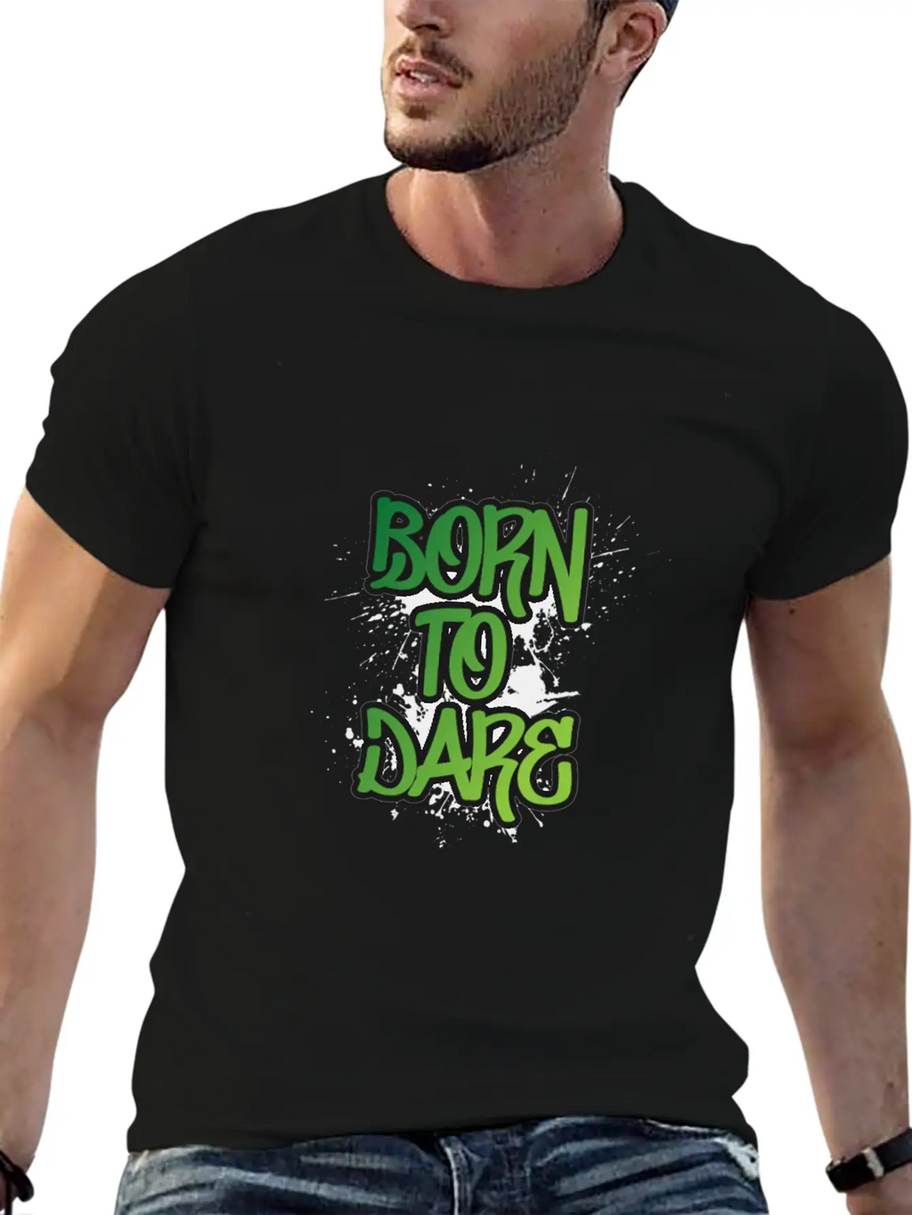 Born To Dare Stylish Everyday T-Shirt – Unisex Basic Cotton Tee