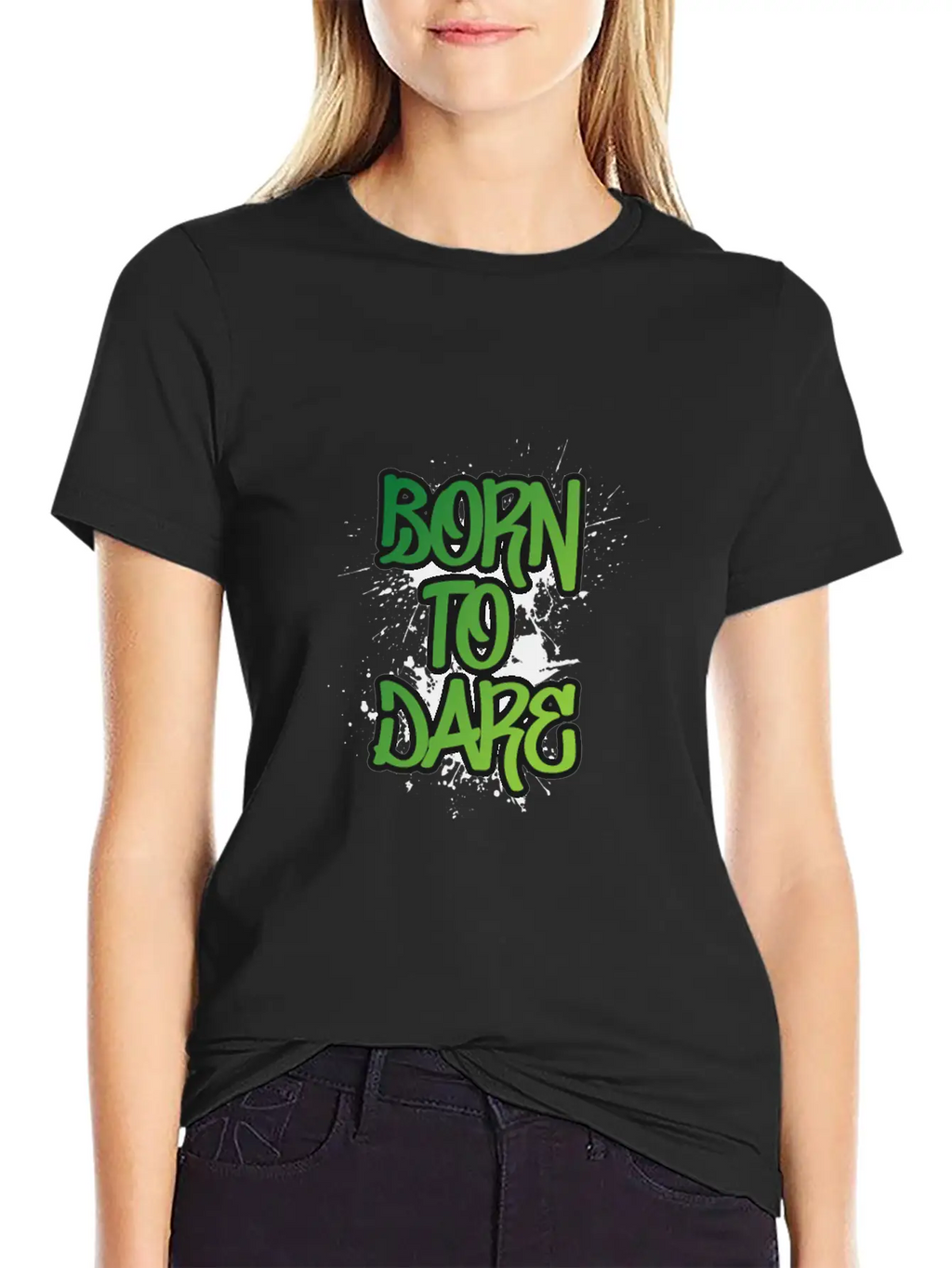 Born To Dare Stylish Everyday T-Shirt – Unisex Basic Cotton Tee