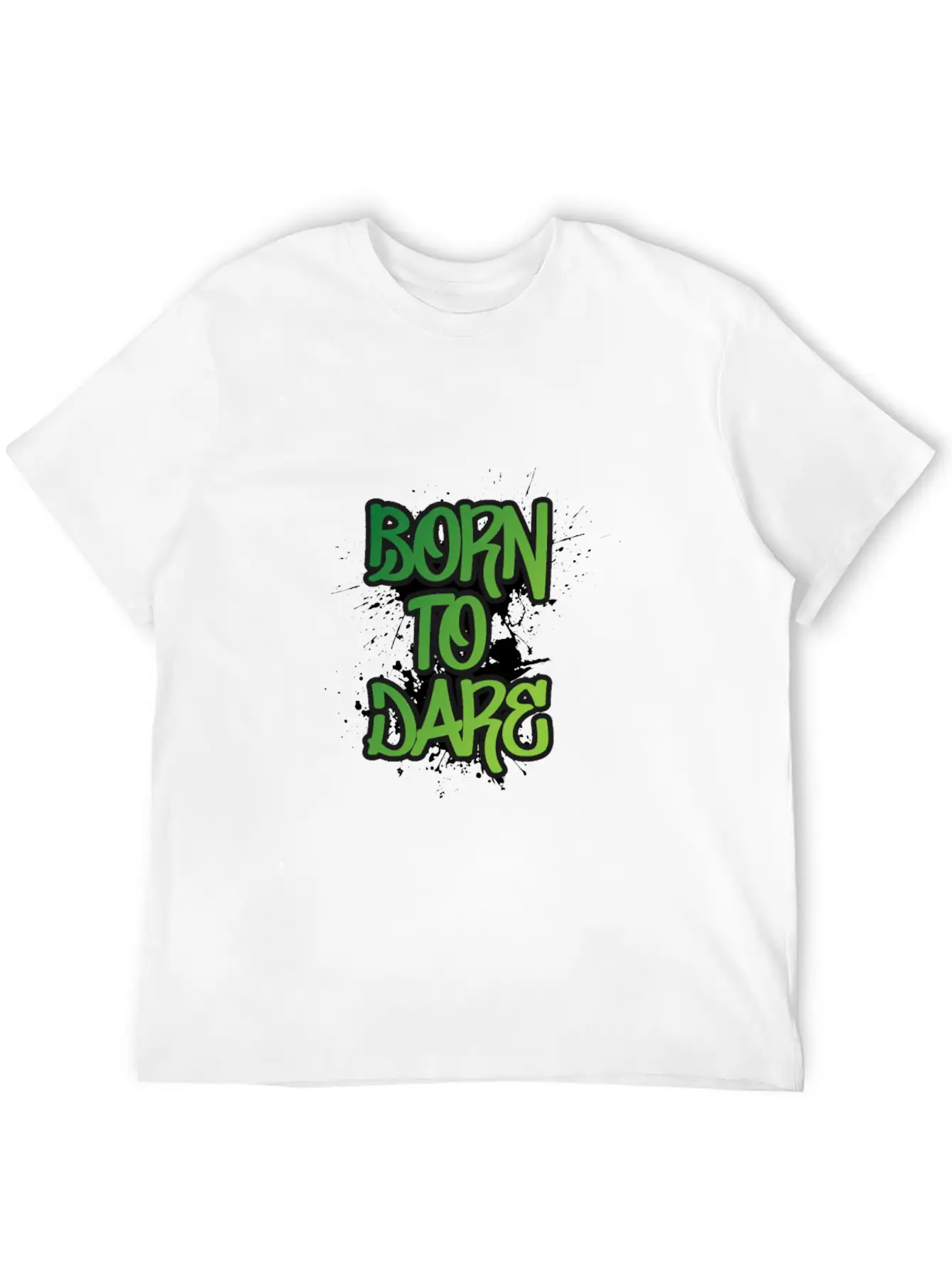 Born To Dare Stylish Everyday T-Shirt – Unisex Basic Cotton Tee