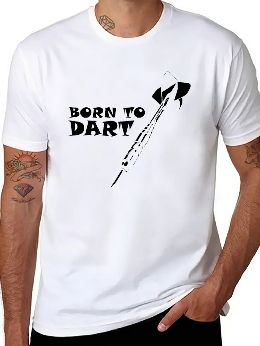 Born To Dart Pfeil Arrow Bullseye Triple Double 18 Classic Fit Graphic Tee For Daily Comfort – Unisex Cotton Shirt