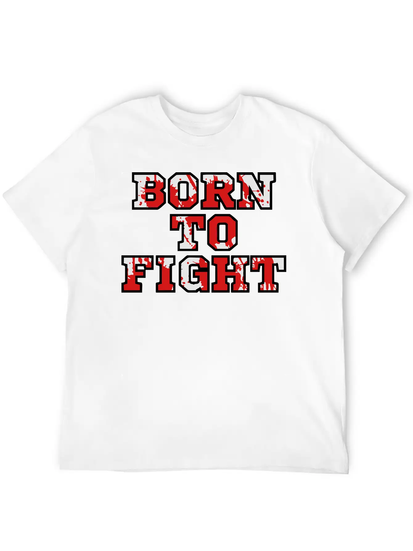Born To Fight Unisex Casual T-Shirt – Clean Design For Daily Comfort