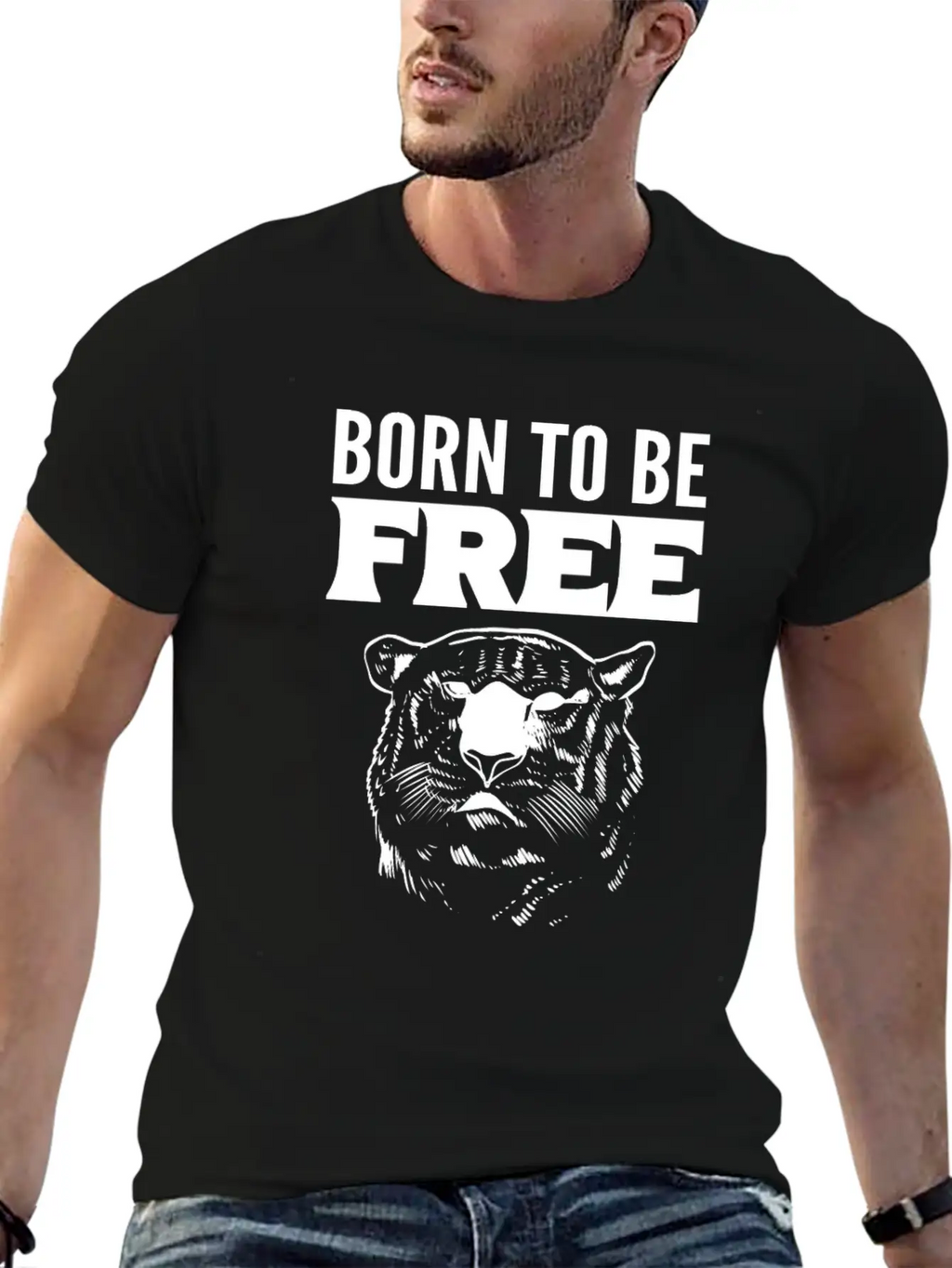 Born To Free Wildlife Rehabilitator Gift Stylish Everyday T-Shirt – Unisex Basic Cotton Tee