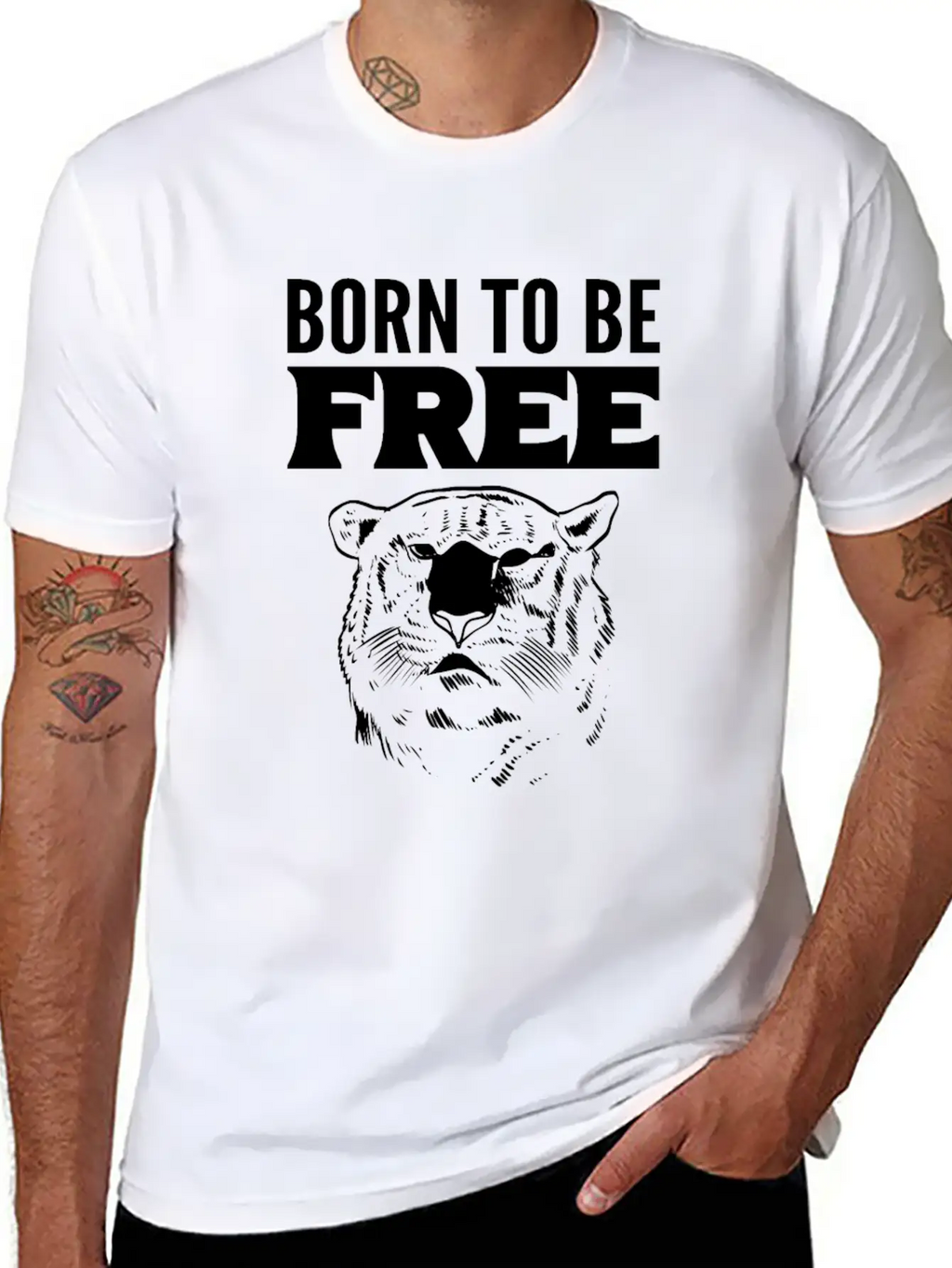Born To Free Wildlife Rehabilitator Gift Stylish Everyday T-Shirt – Unisex Basic Cotton Tee
