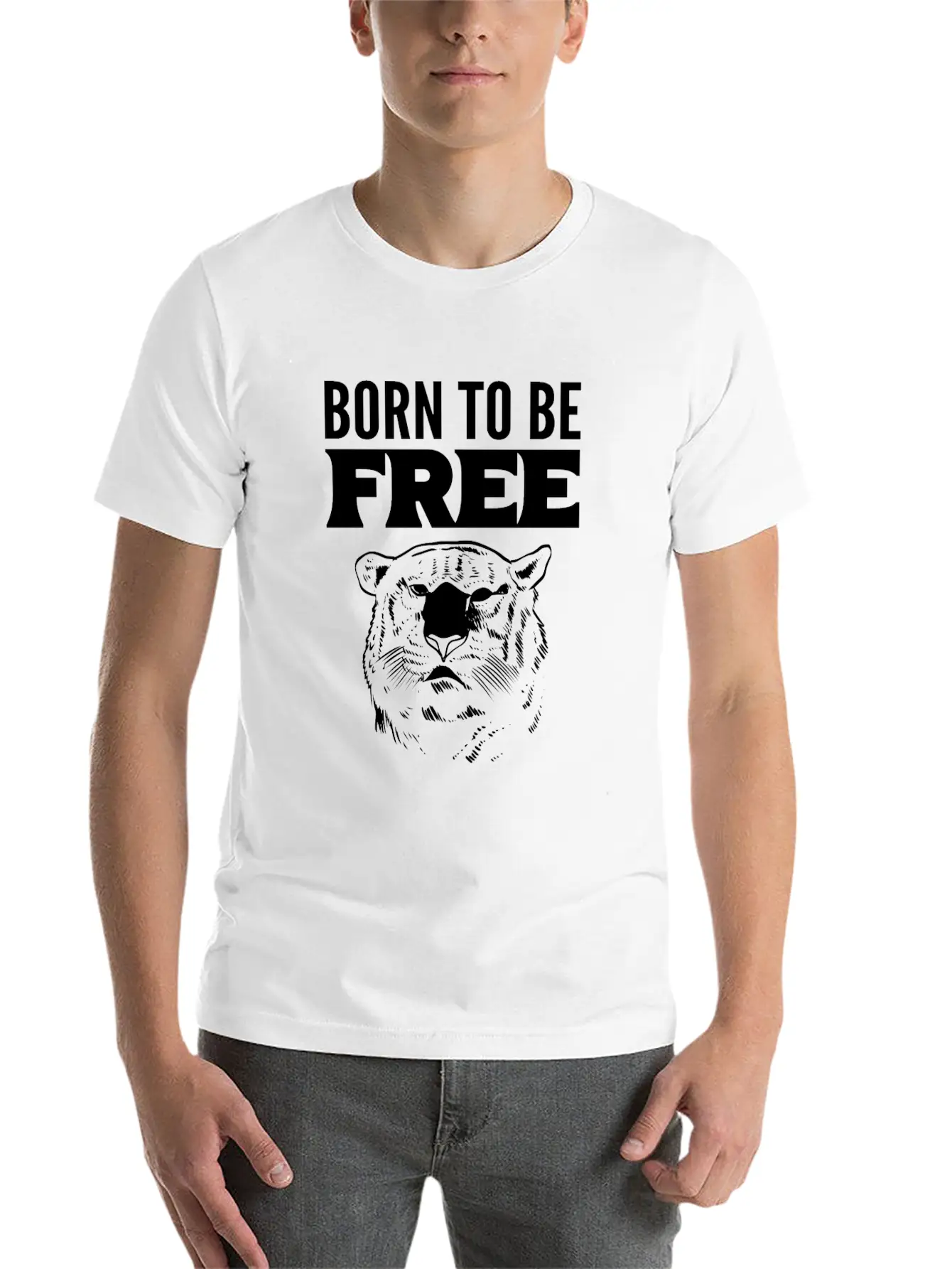 Born To Free Wildlife Rehabilitator Gift Stylish Everyday T-Shirt – Unisex Basic Cotton Tee
