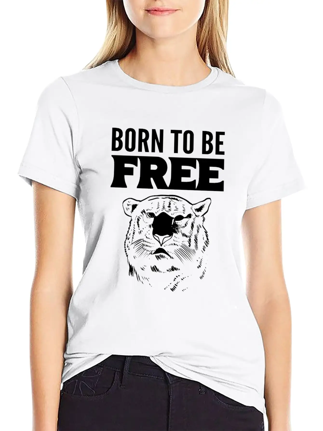 Born To Free Wildlife Rehabilitator Gift Stylish Everyday T-Shirt – Unisex Basic Cotton Tee
