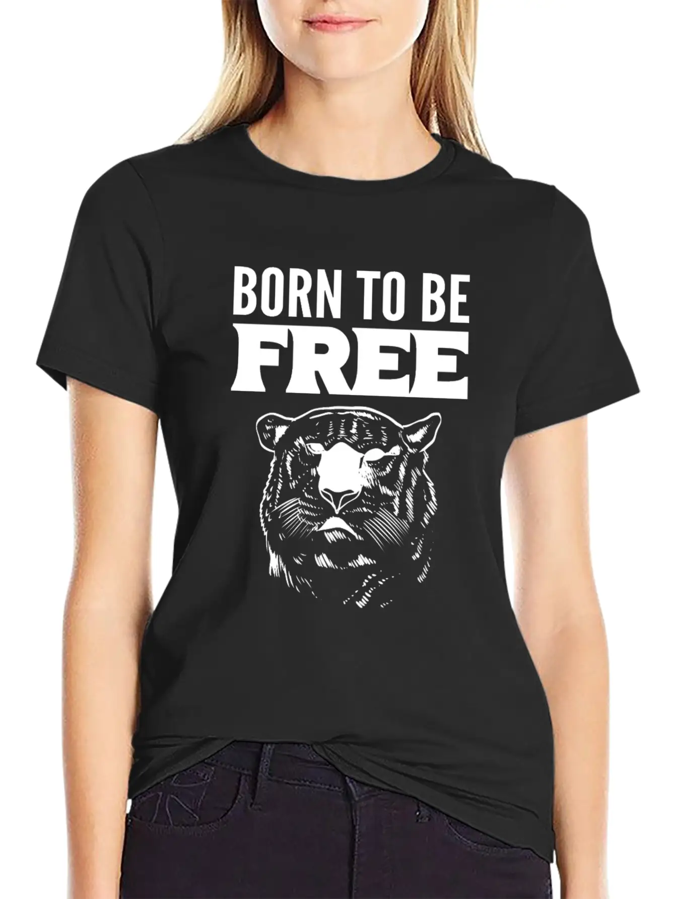Born To Free Wildlife Rehabilitator Gift Stylish Everyday T-Shirt – Unisex Basic Cotton Tee