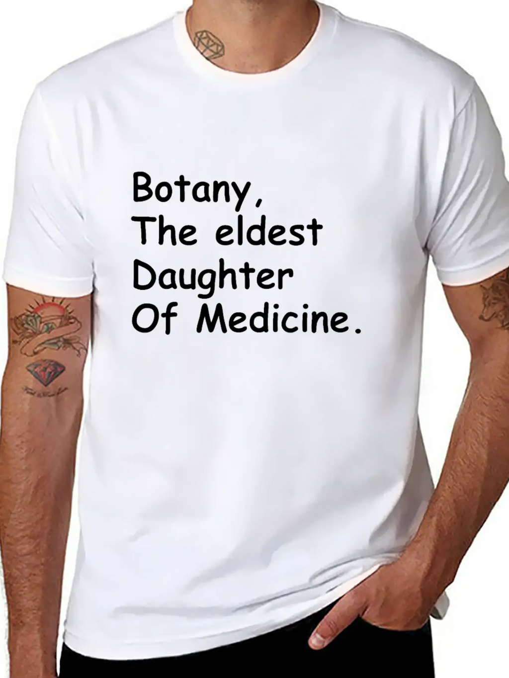 BOTANY: Eldest Daughter Of Medicine Essential Cotton Tee For Daily Outfits – Unisex Style