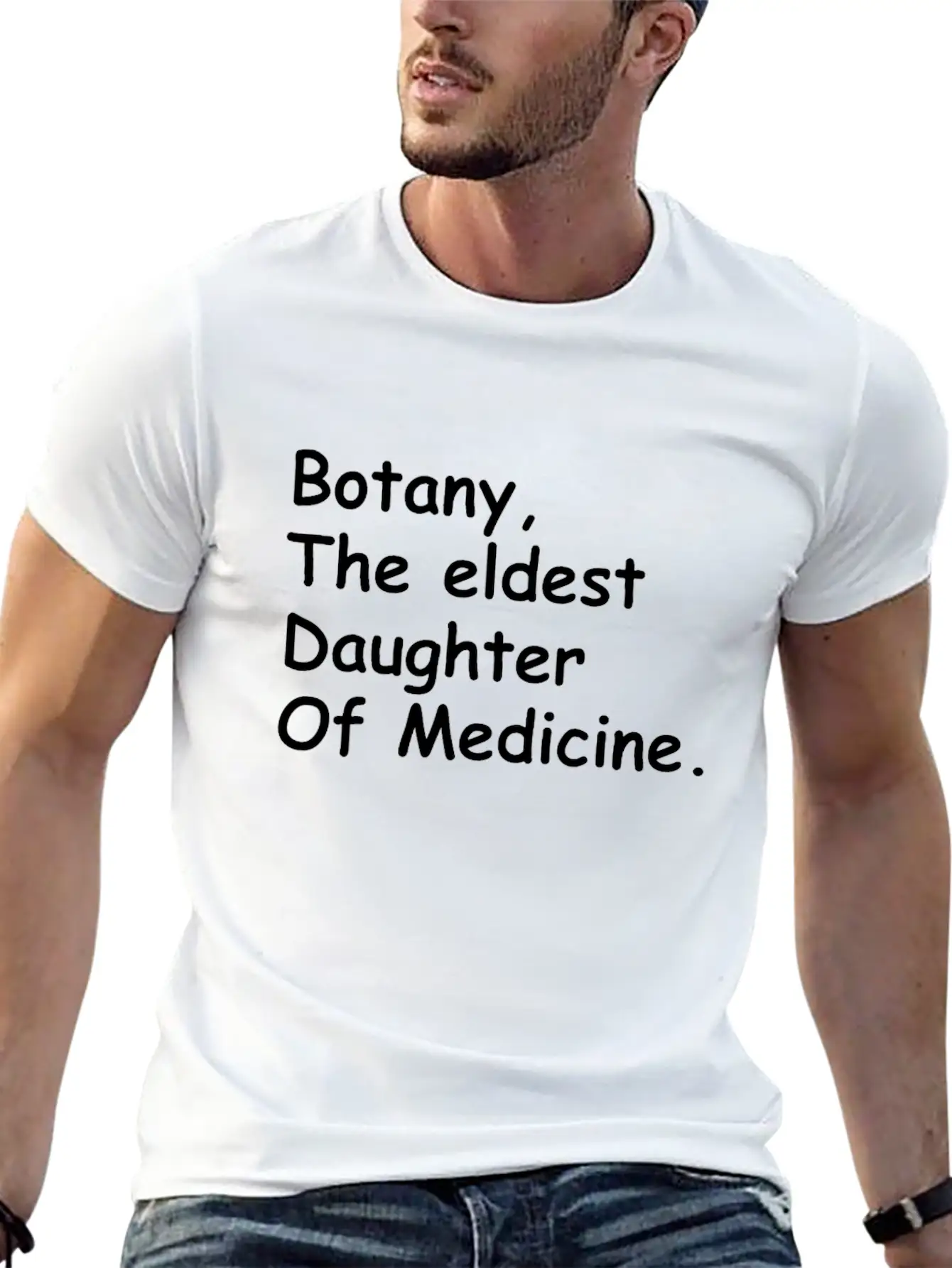 BOTANY: Eldest Daughter Of Medicine Essential Cotton Tee For Daily Outfits – Unisex Style