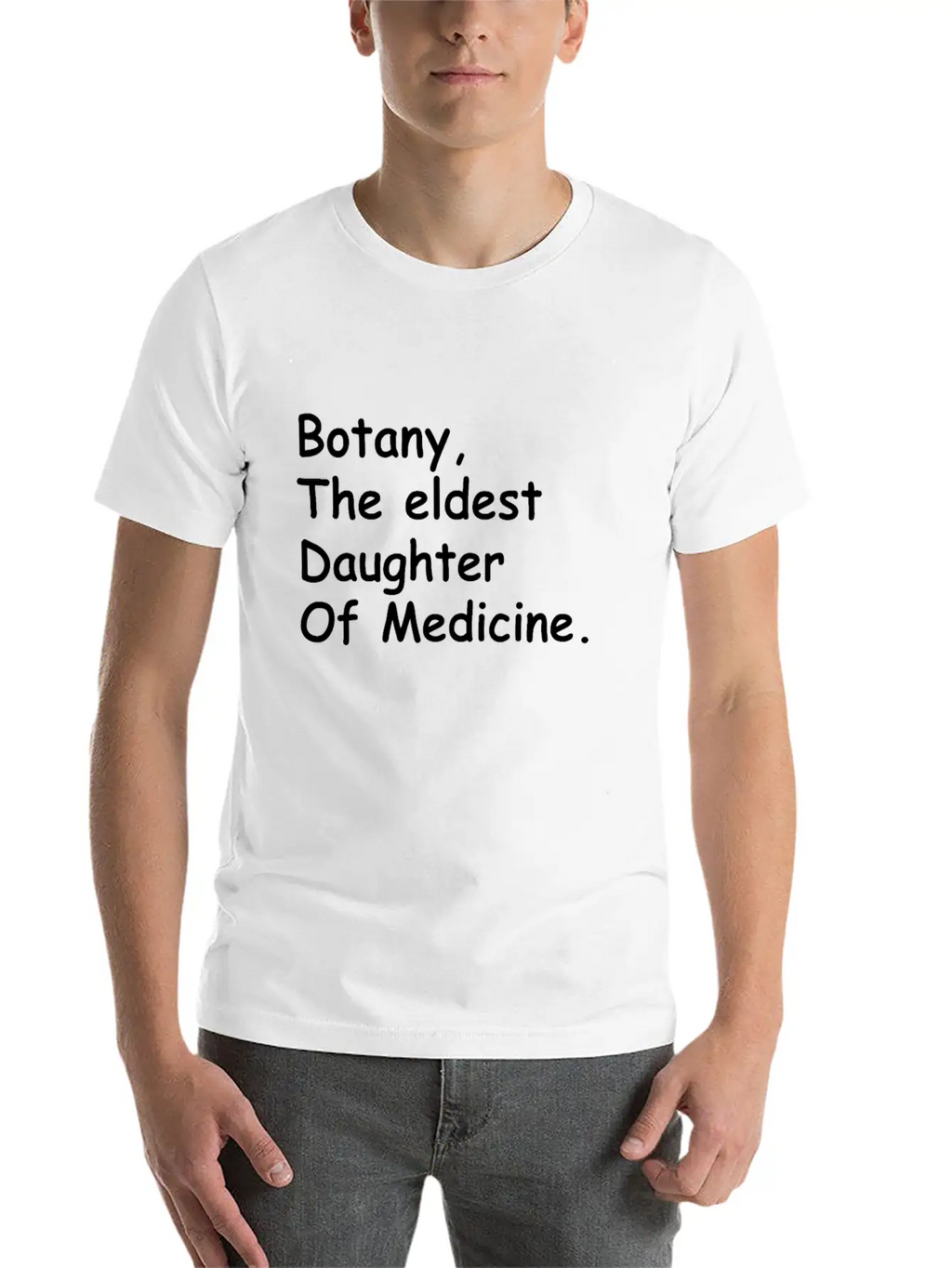 BOTANY: Eldest Daughter Of Medicine Essential Cotton Tee For Daily Outfits – Unisex Style