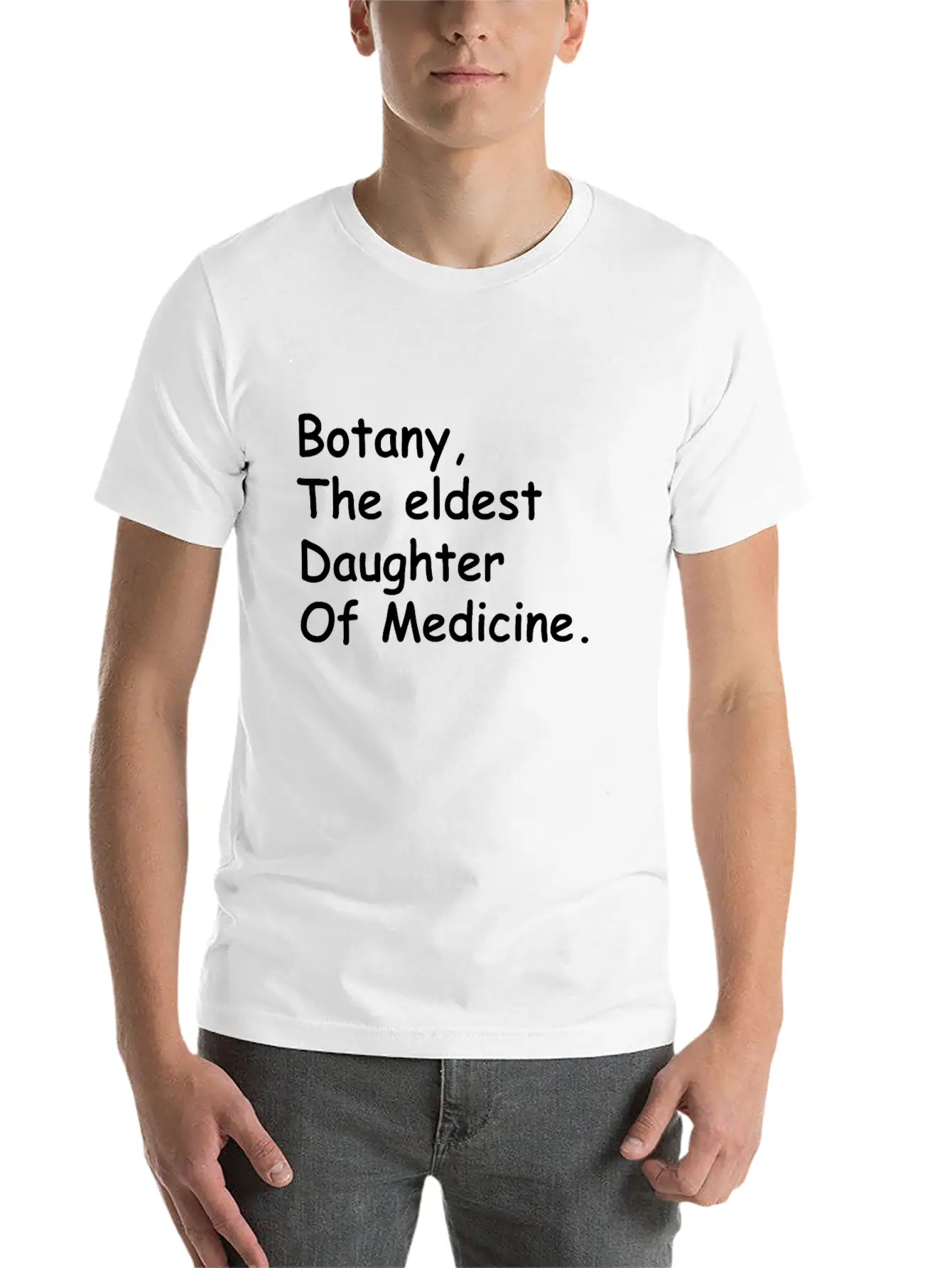 BOTANY: Eldest Daughter Of Medicine Essential Cotton Tee For Daily Outfits – Unisex Style