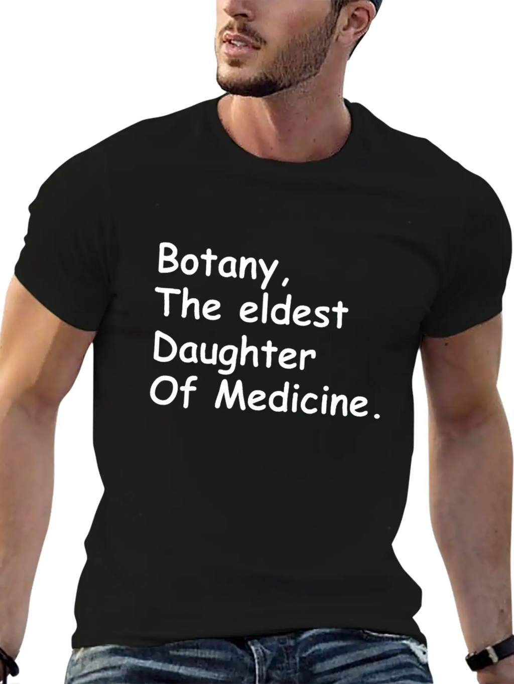 BOTANY: Eldest Daughter Of Medicine Essential Cotton Tee For Daily Outfits – Unisex Style