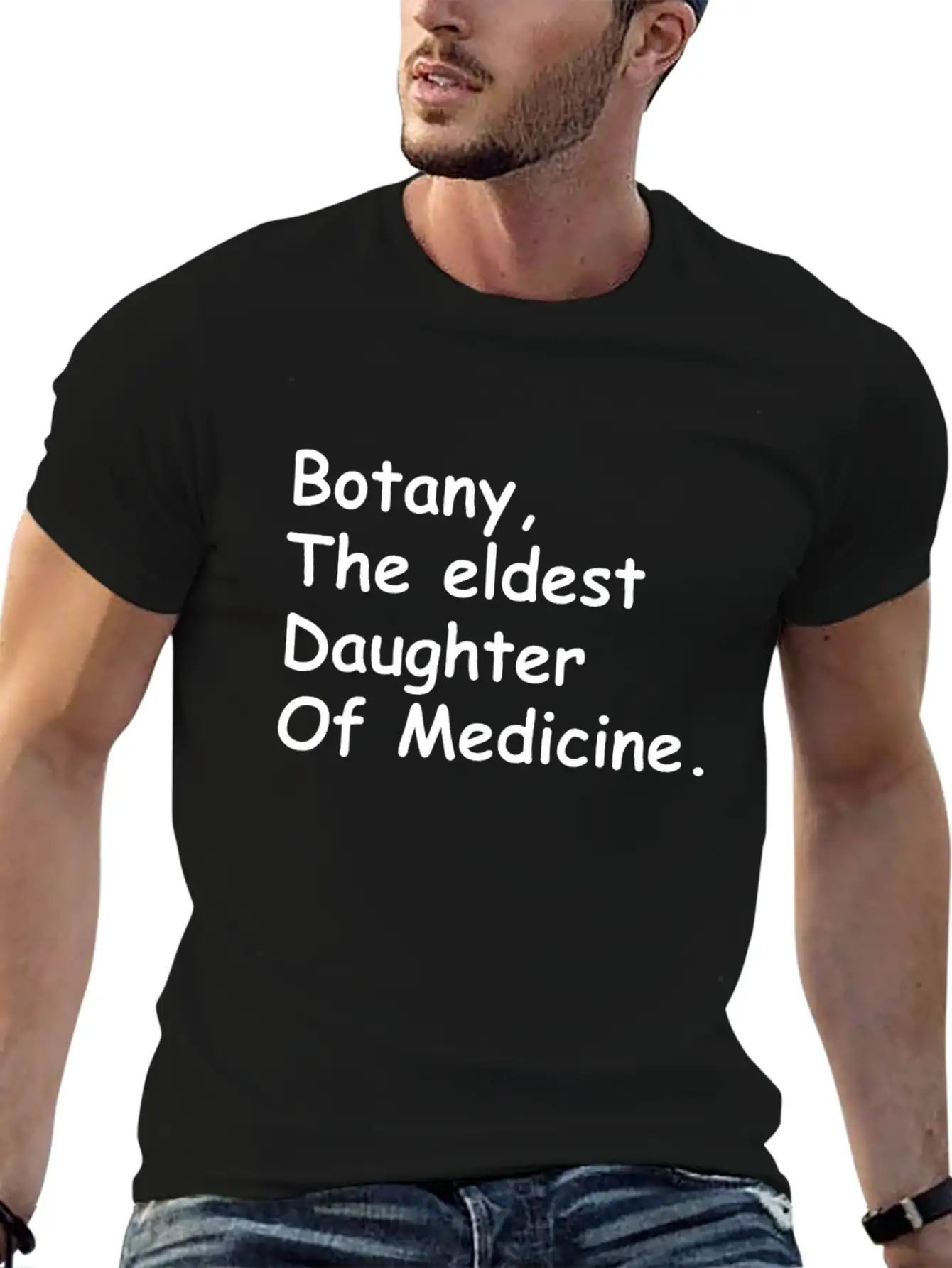 BOTANY: Eldest Daughter Of Medicine Essential Cotton Tee For Daily Outfits – Unisex Style