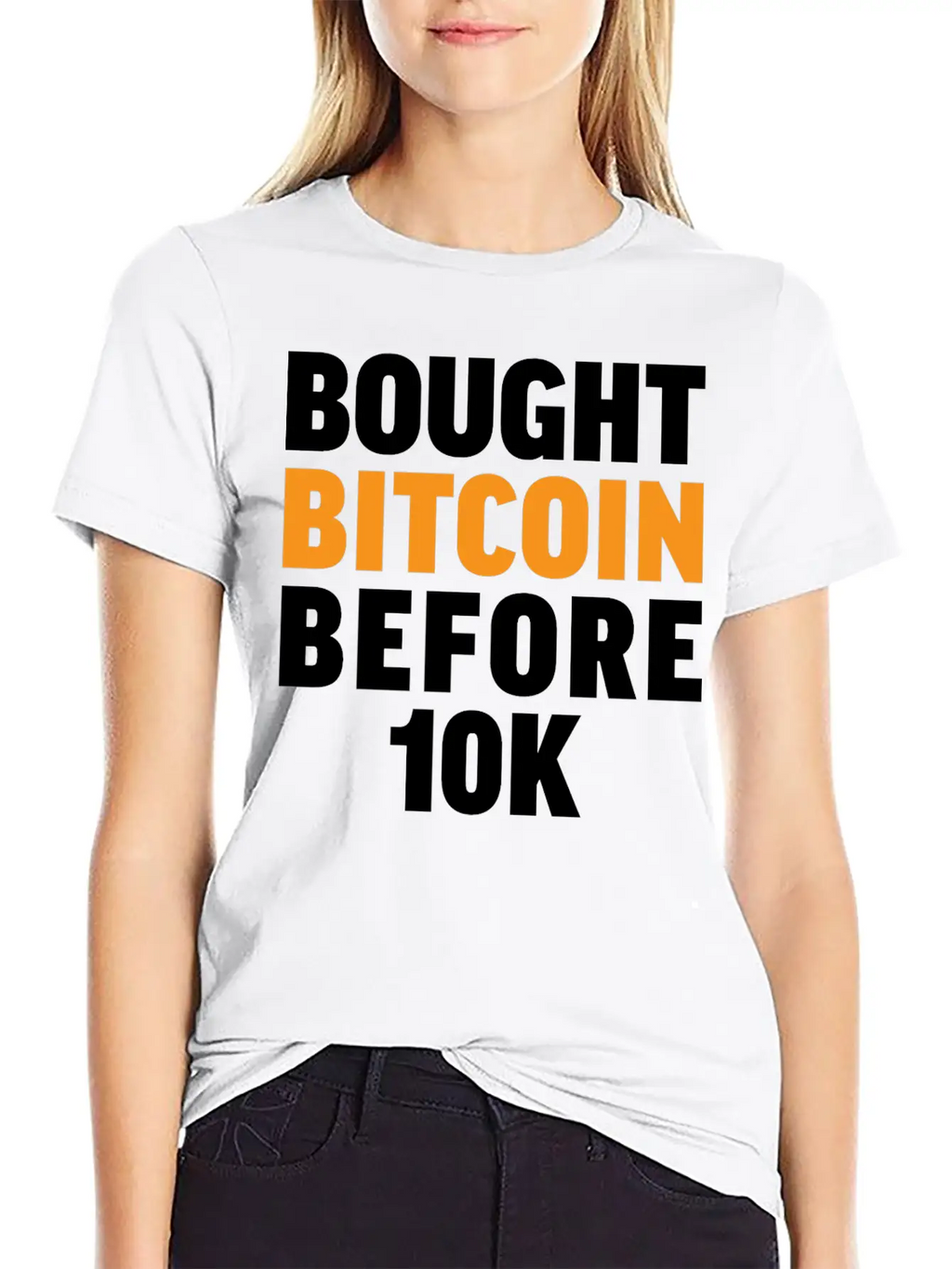 Bought Bitcoin Before 10K Funny BTC Investor Essential Cotton Tee For Daily Outfits – Unisex Style