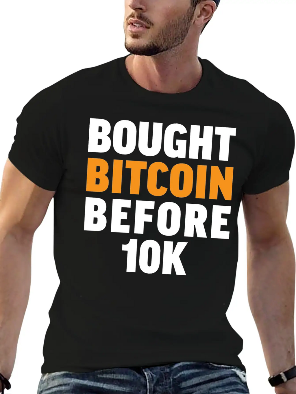Bought Bitcoin Before 10K Funny BTC Investor Essential Cotton Tee For Daily Outfits – Unisex Style