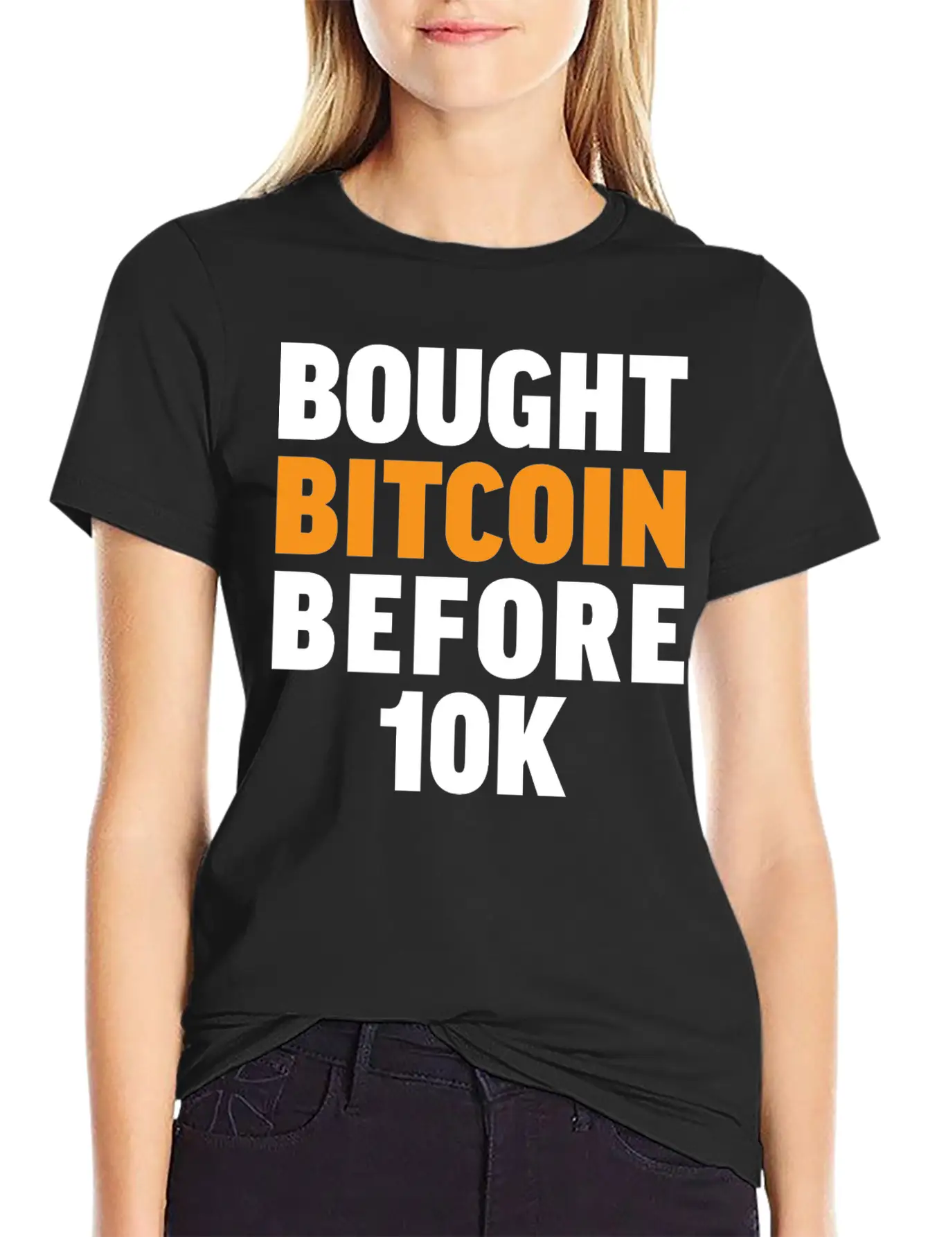 Bought Bitcoin Before 10K Funny BTC Investor Essential Cotton Tee For Daily Outfits – Unisex Style
