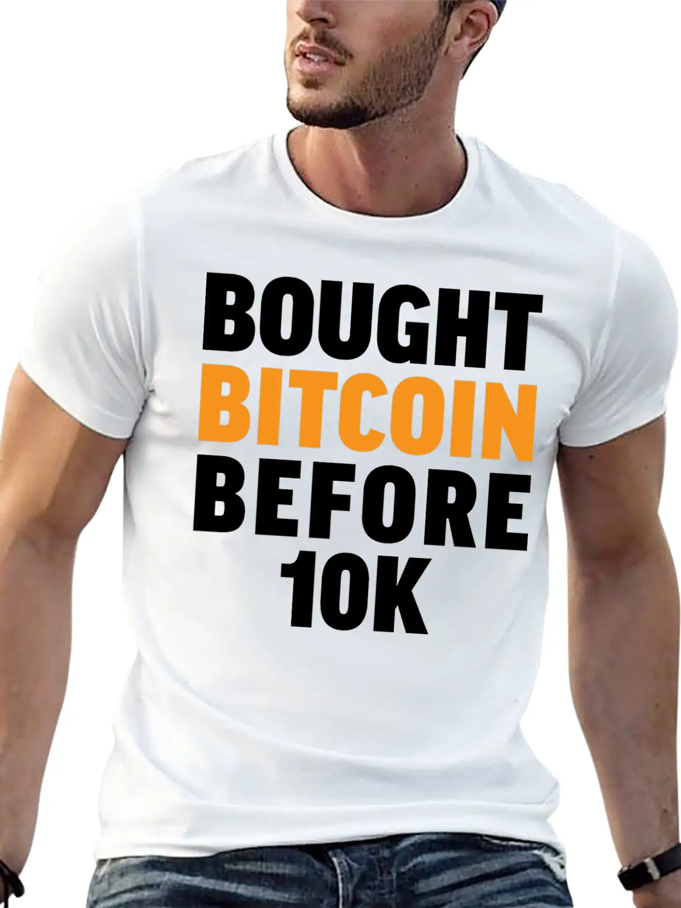 Bought Bitcoin Before 10K Funny BTC Investor Essential Cotton Tee For Daily Outfits – Unisex Style