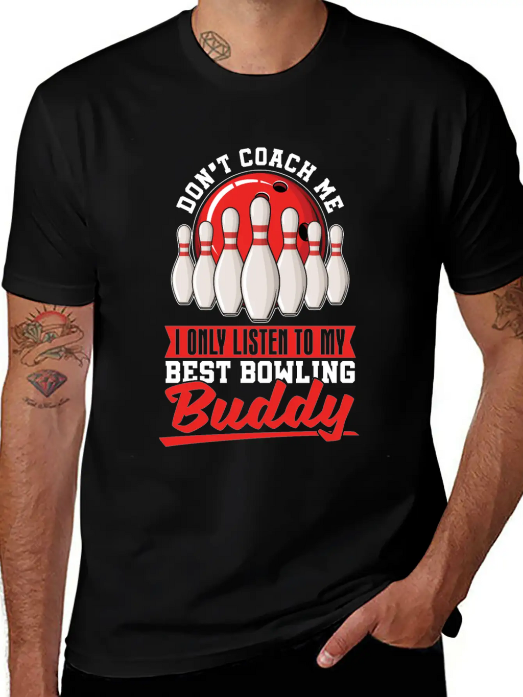 Bowling Breathable Soft Cotton T-Shirt – Timeless Casual Look