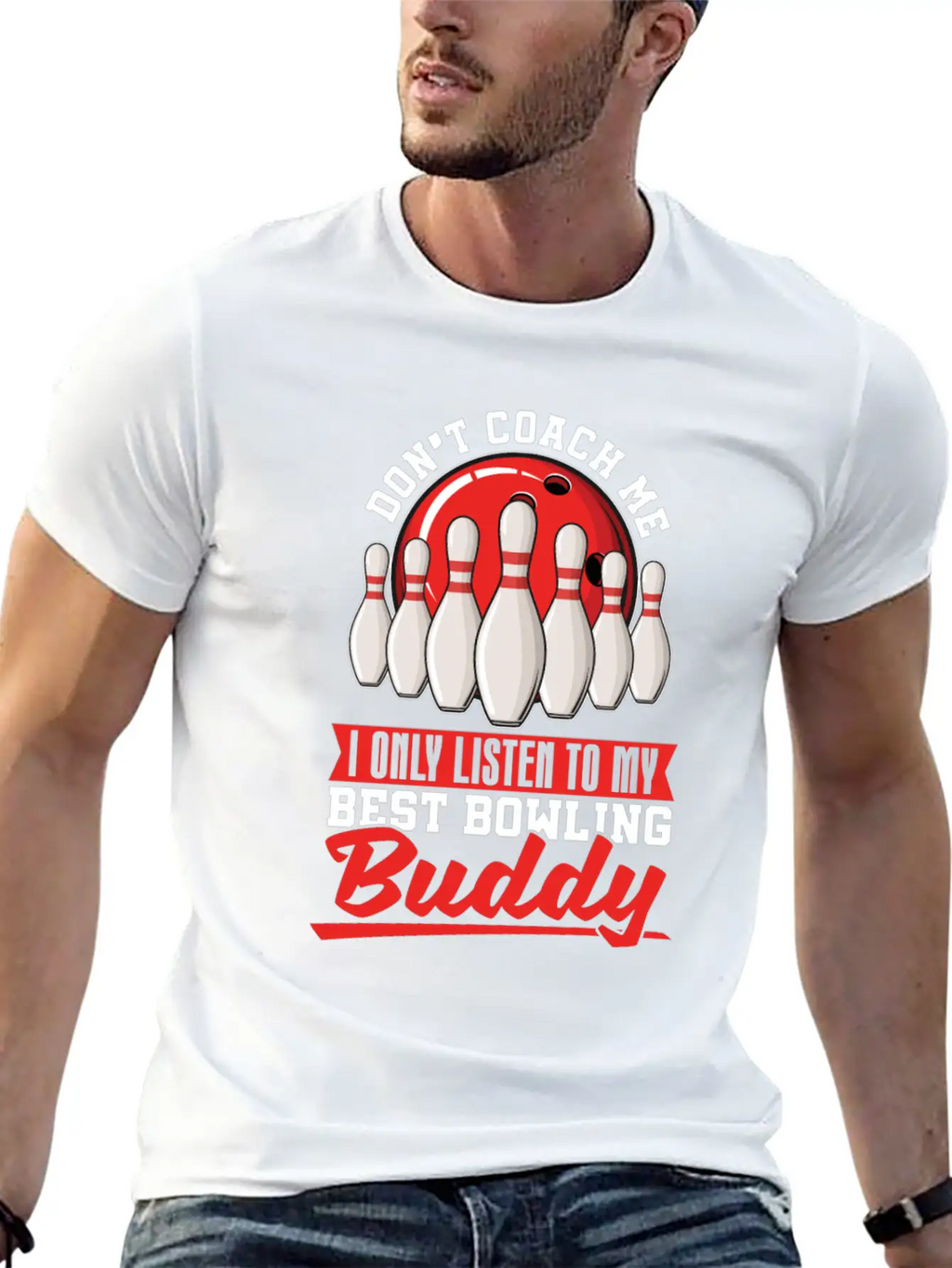 Bowling Breathable Soft Cotton T-Shirt – Timeless Casual Look