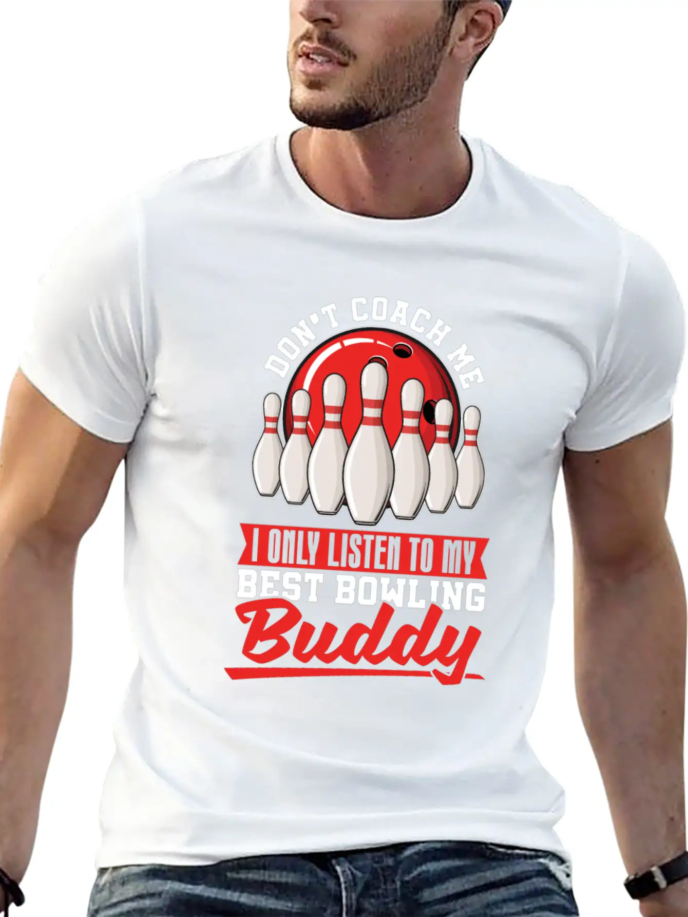 Bowling Breathable Soft Cotton T-Shirt – Timeless Casual Look