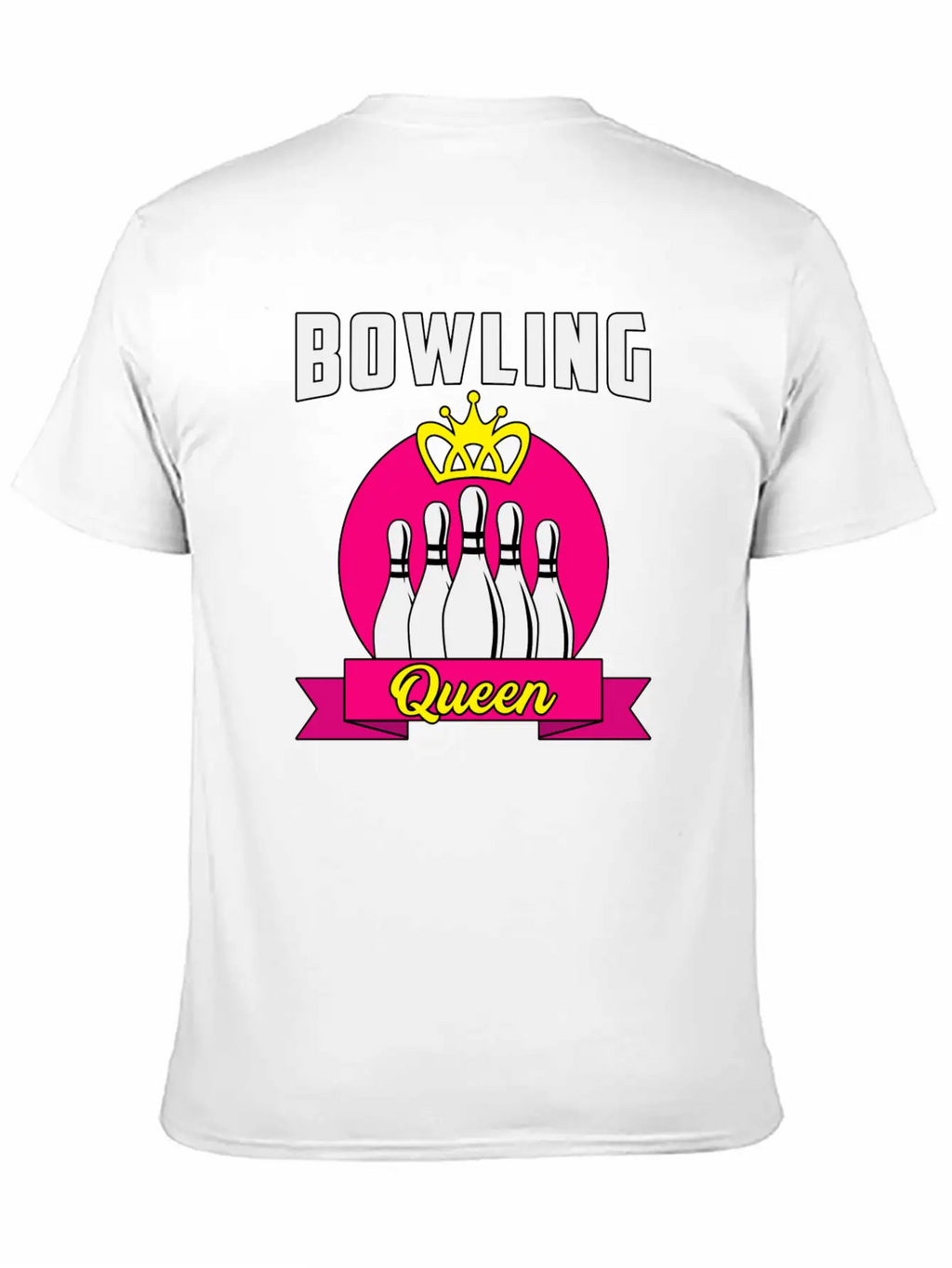 Bowling Ladies Lady Girl Bowler Funny Gift Idea Breathable Soft Cotton T-Shirt – Timeless Casual Look