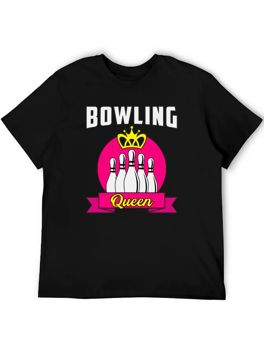 Bowling Ladies Lady Girl Bowler Funny Gift Idea Breathable Soft Cotton T-Shirt – Timeless Casual Look