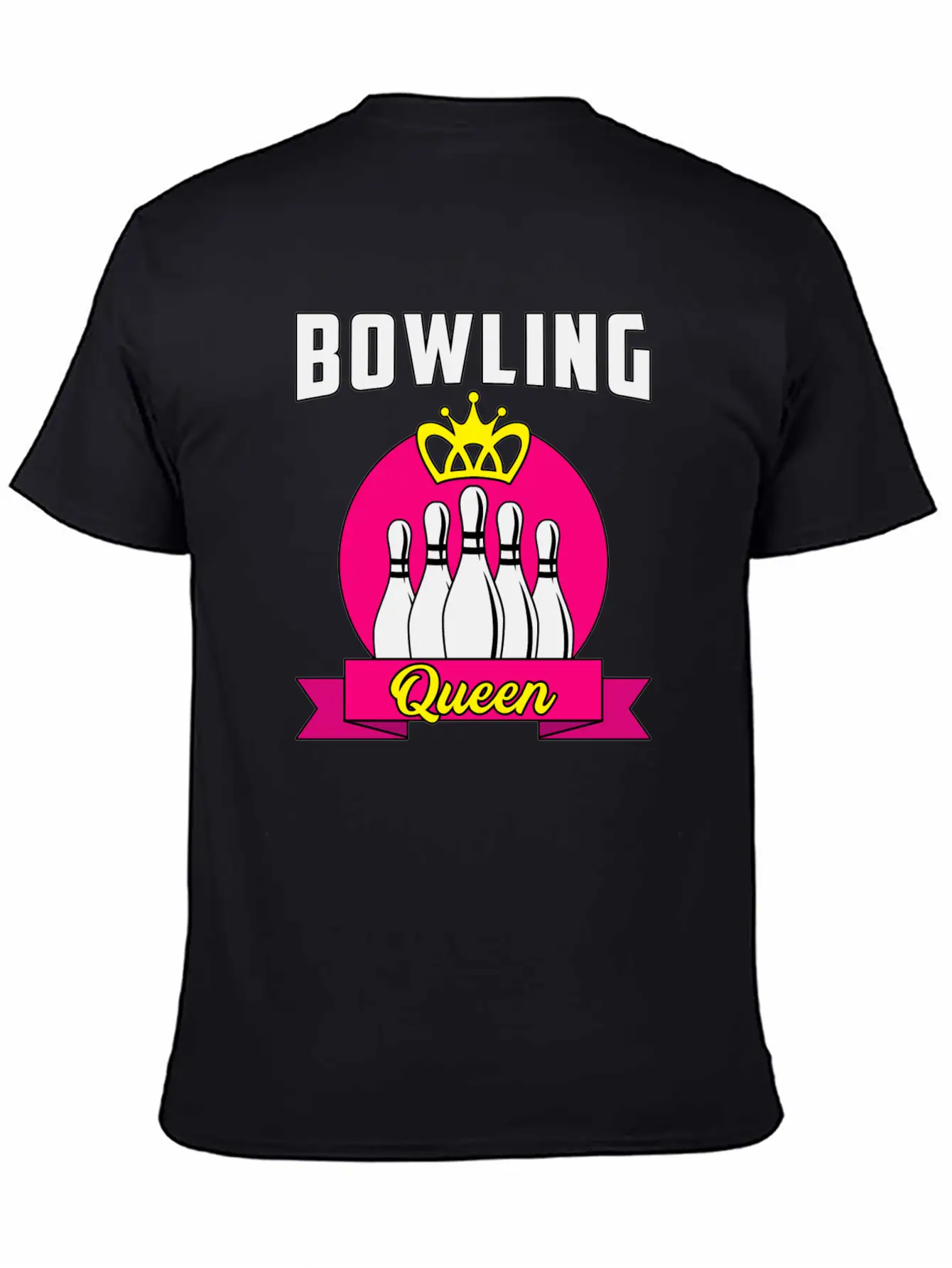 Bowling Ladies Lady Girl Bowler Funny Gift Idea Breathable Soft Cotton T-Shirt – Timeless Casual Look