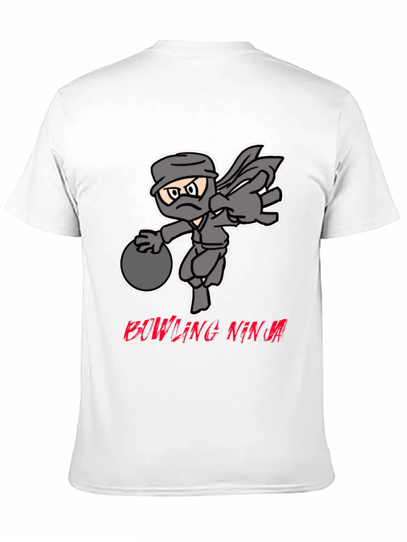 Bowling Ninja Unisex Casual T-Shirt – Clean Design For Daily Comfort