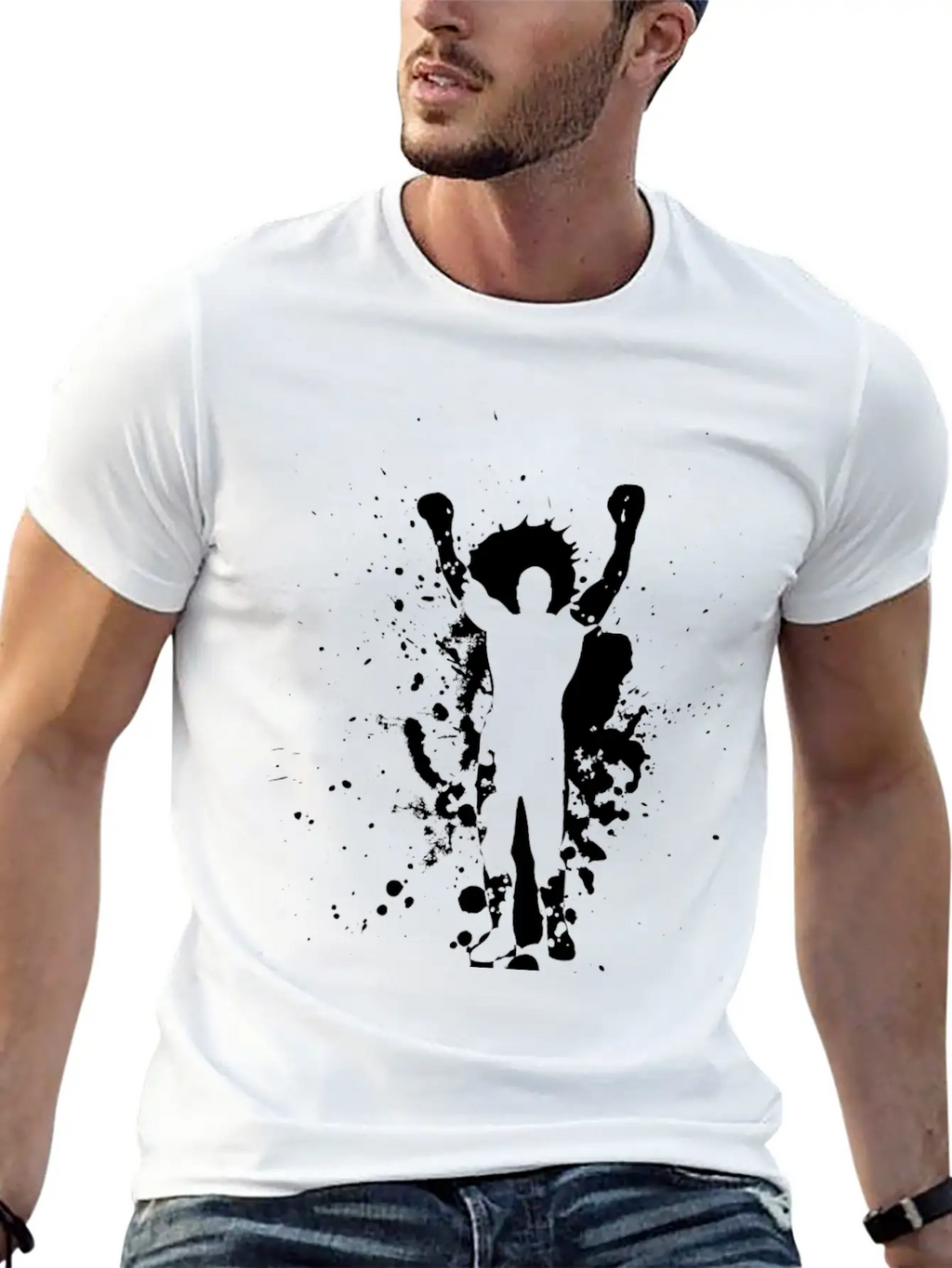 Boxer White Unisex Casual T-Shirt – Clean Design For Daily Comfort