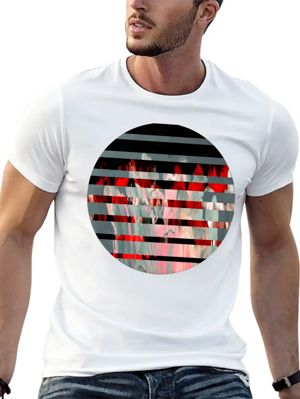 Boyking Caged Unisex Short Sleeve Soft Cotton T-Shirt – Casual Everyday Wear