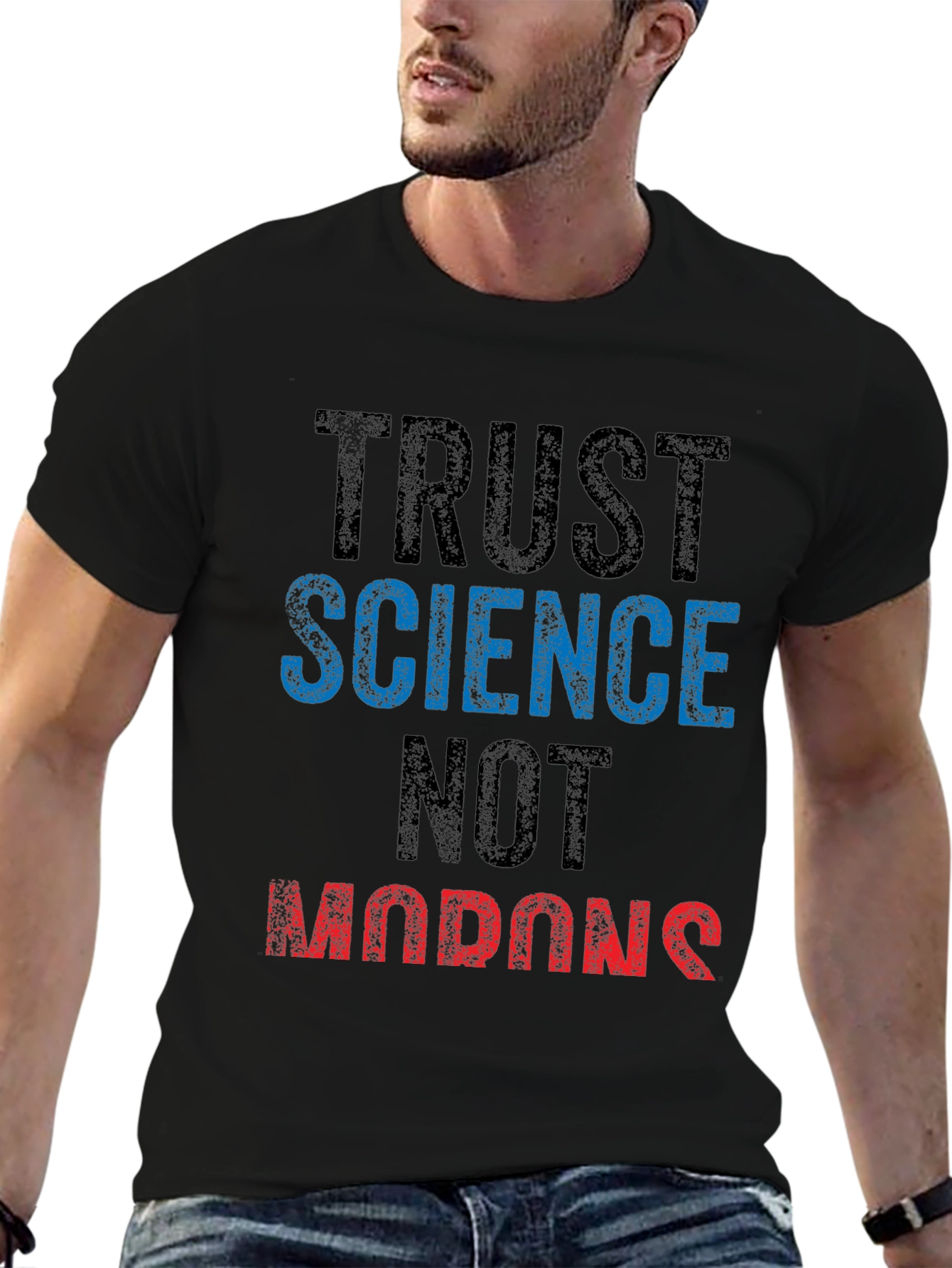 Trust Science T-Shirt - Black Graphic Tee