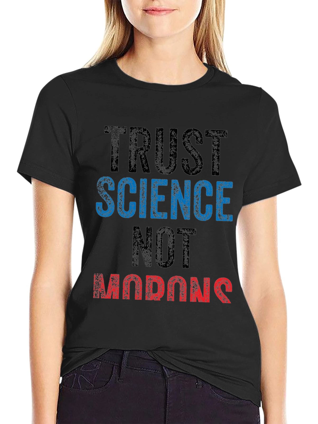 Trust Science T-Shirt - Black Graphic Tee