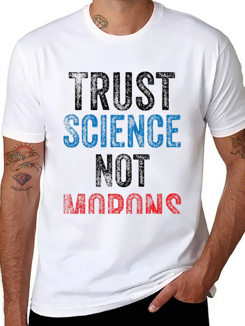 Trust Science T-Shirt - Black Graphic Tee