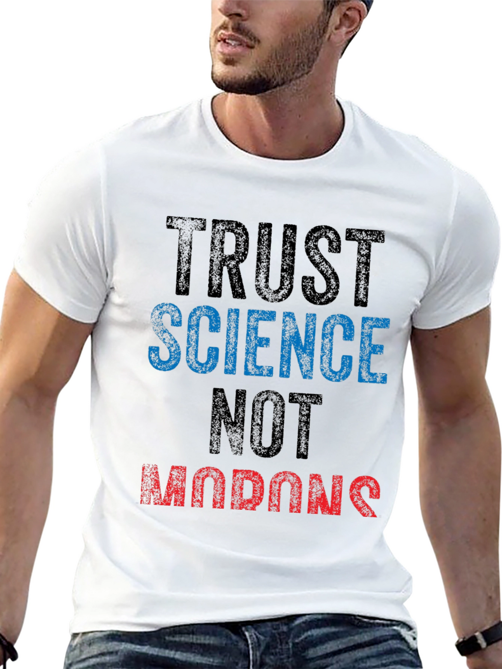 Trust Science T-Shirt - Black Graphic Tee