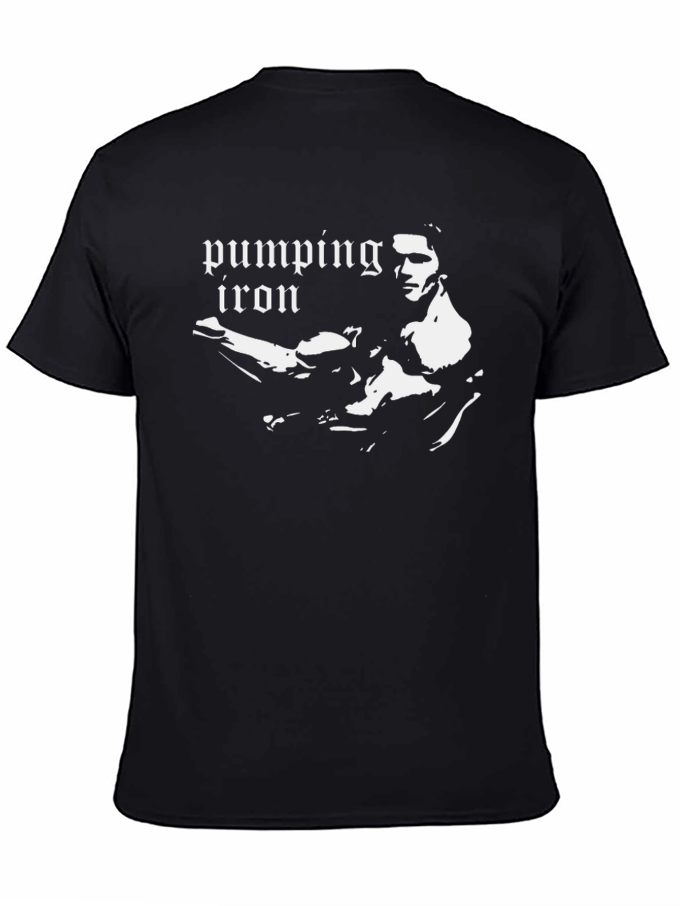 Pumping Iron Graphic Tee - Classic Bodybuilding T-Shirt